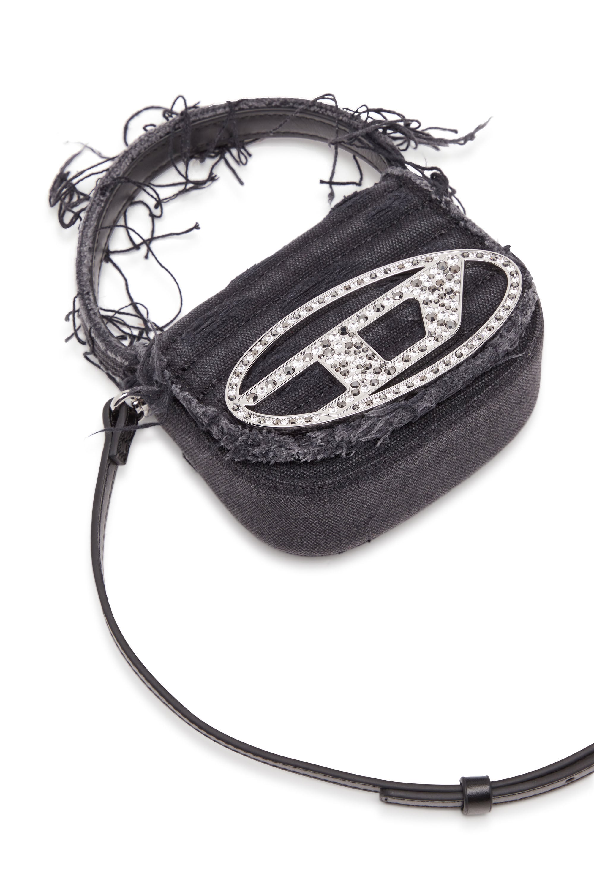Women's 1DR XS-Iconic mini bag in canvas and leather | Black