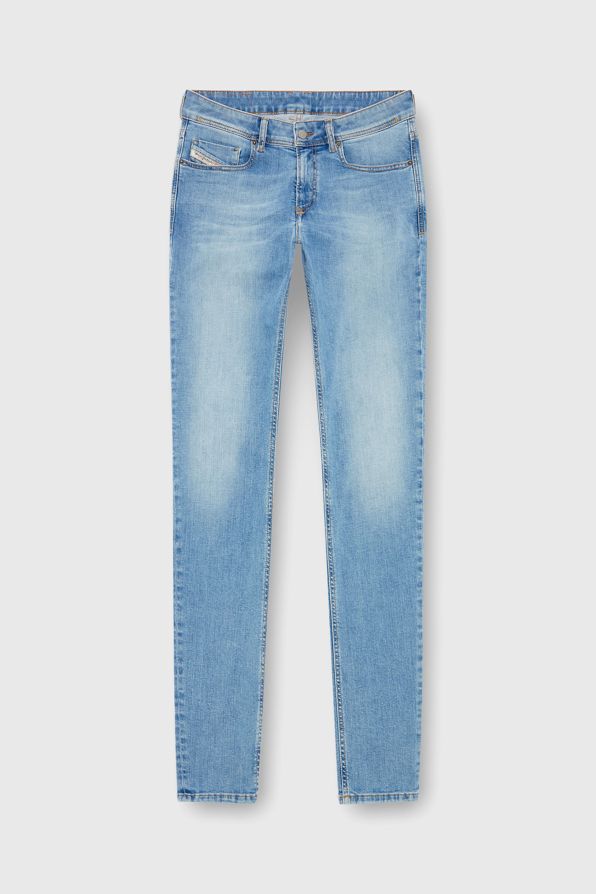 Diesel - Man's Skinny Jeans 1979 Sleenker 09H62, Light Blue - 4