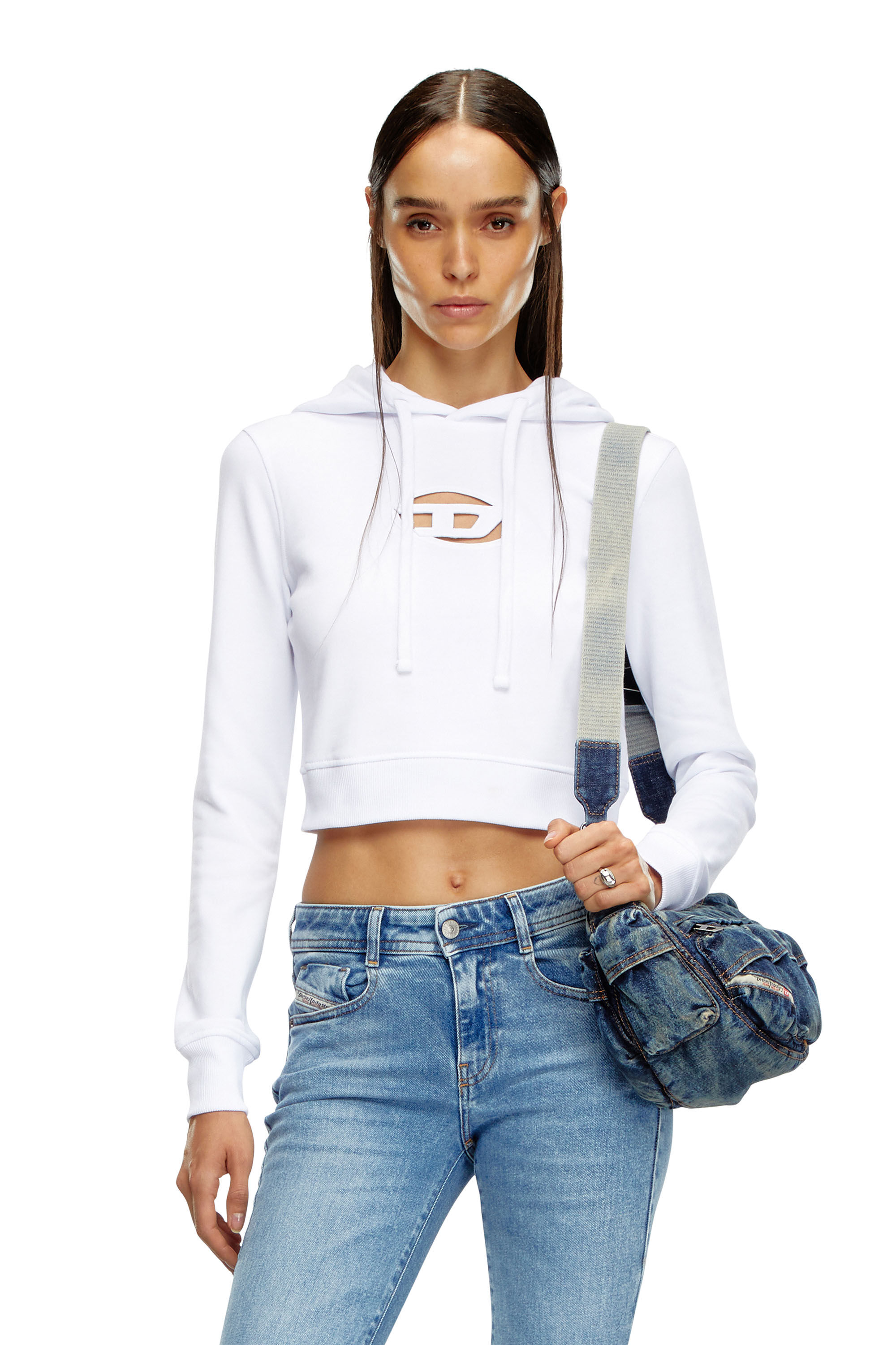 Diesel - F-SLIMMY-HOOD-OD, White - Image 3