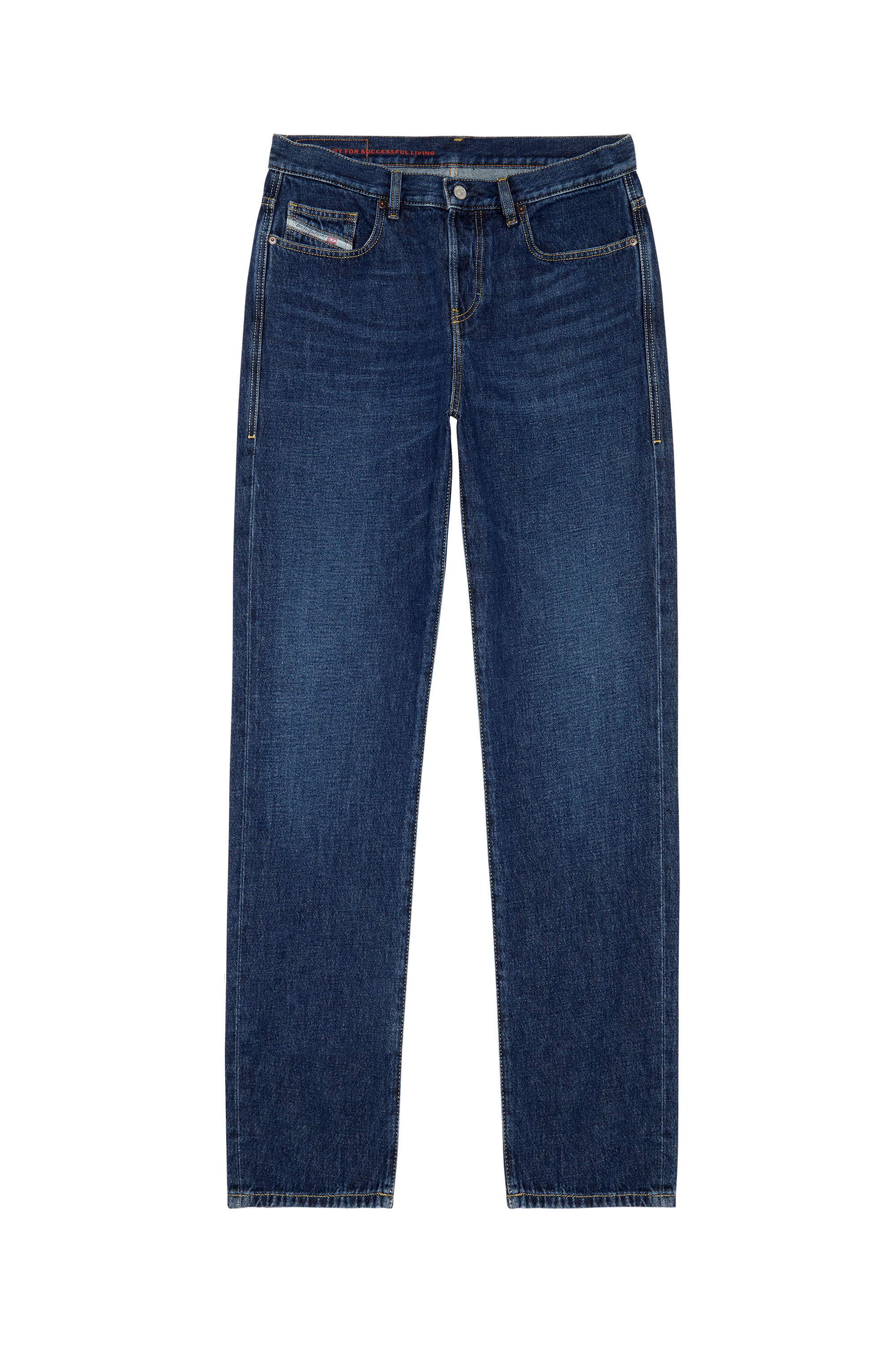 Diesel - 2020 D-Viker 09C03 Straight Jeans, Dark Blue - Image 2