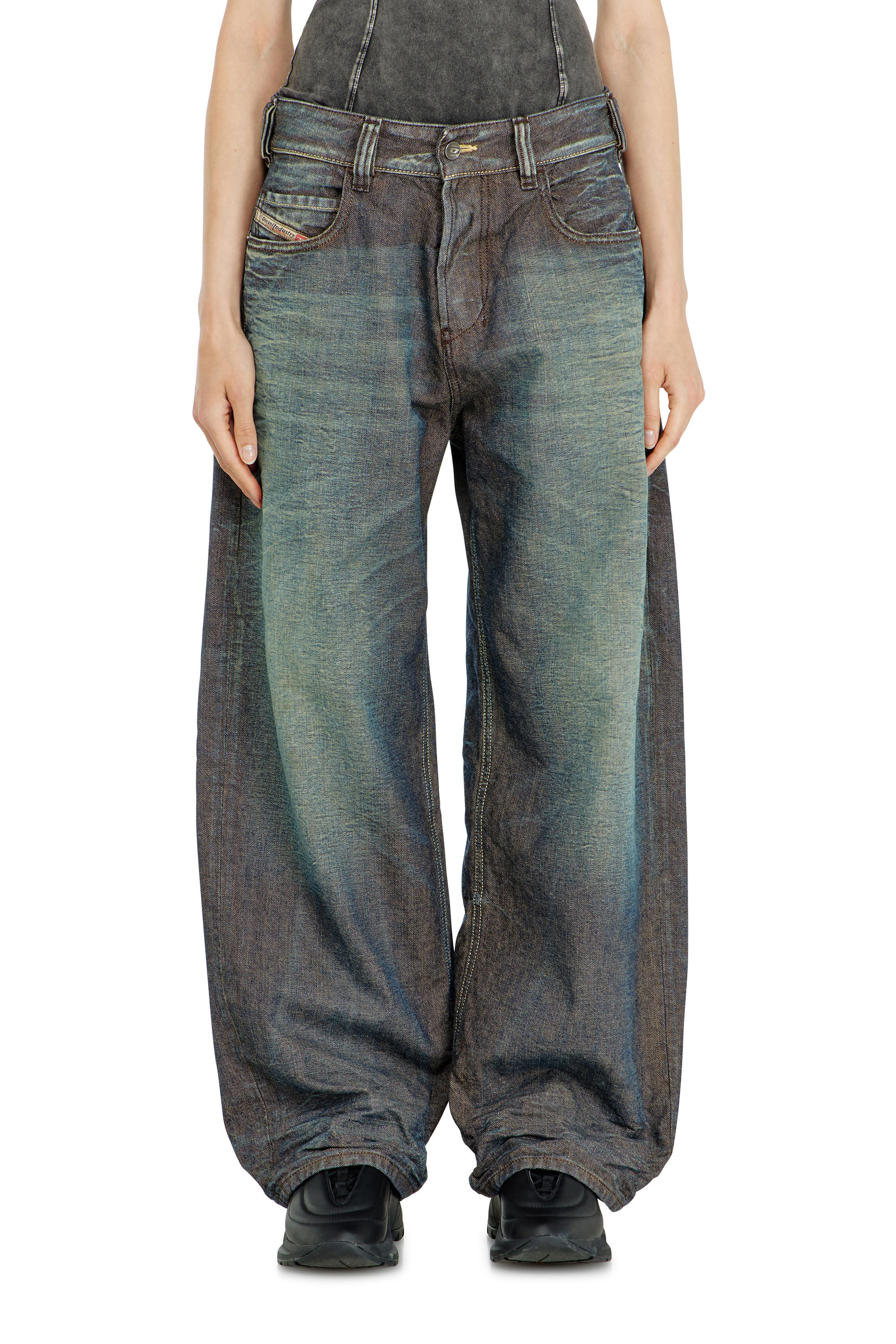Diesel - Unisex's Relaxed Jeans 1997 D-Enim-M 007EM, Dark Blue - 6
