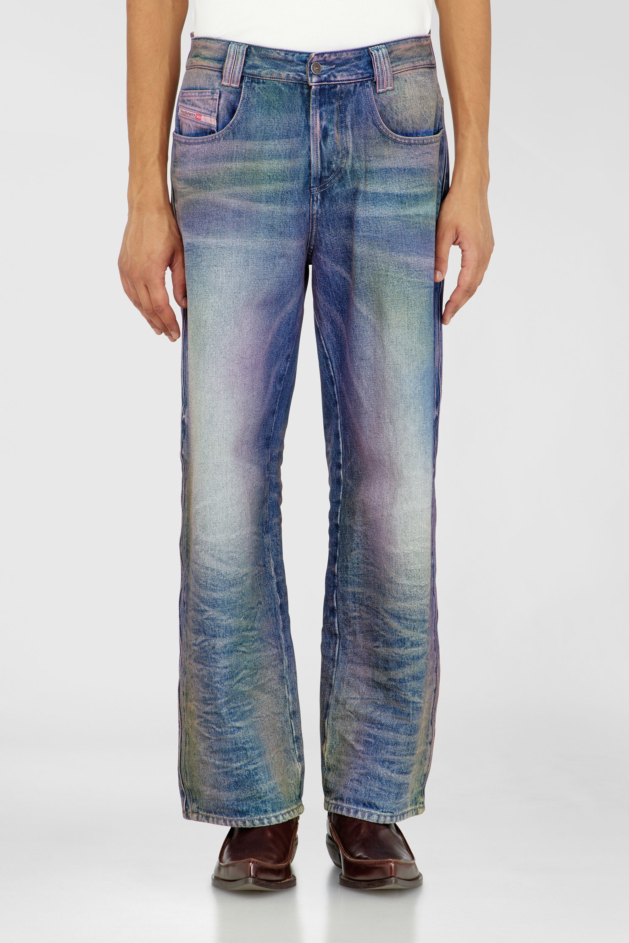 Diesel - Unisex's Relaxed Jeans 1982 D-Hakou 007FW, Medium blue - 4