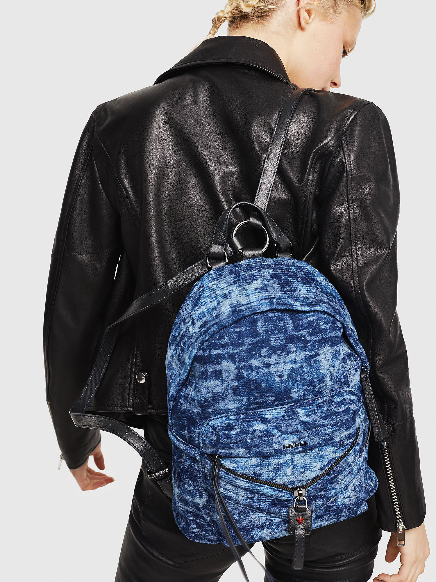 diesel le zipper backpack