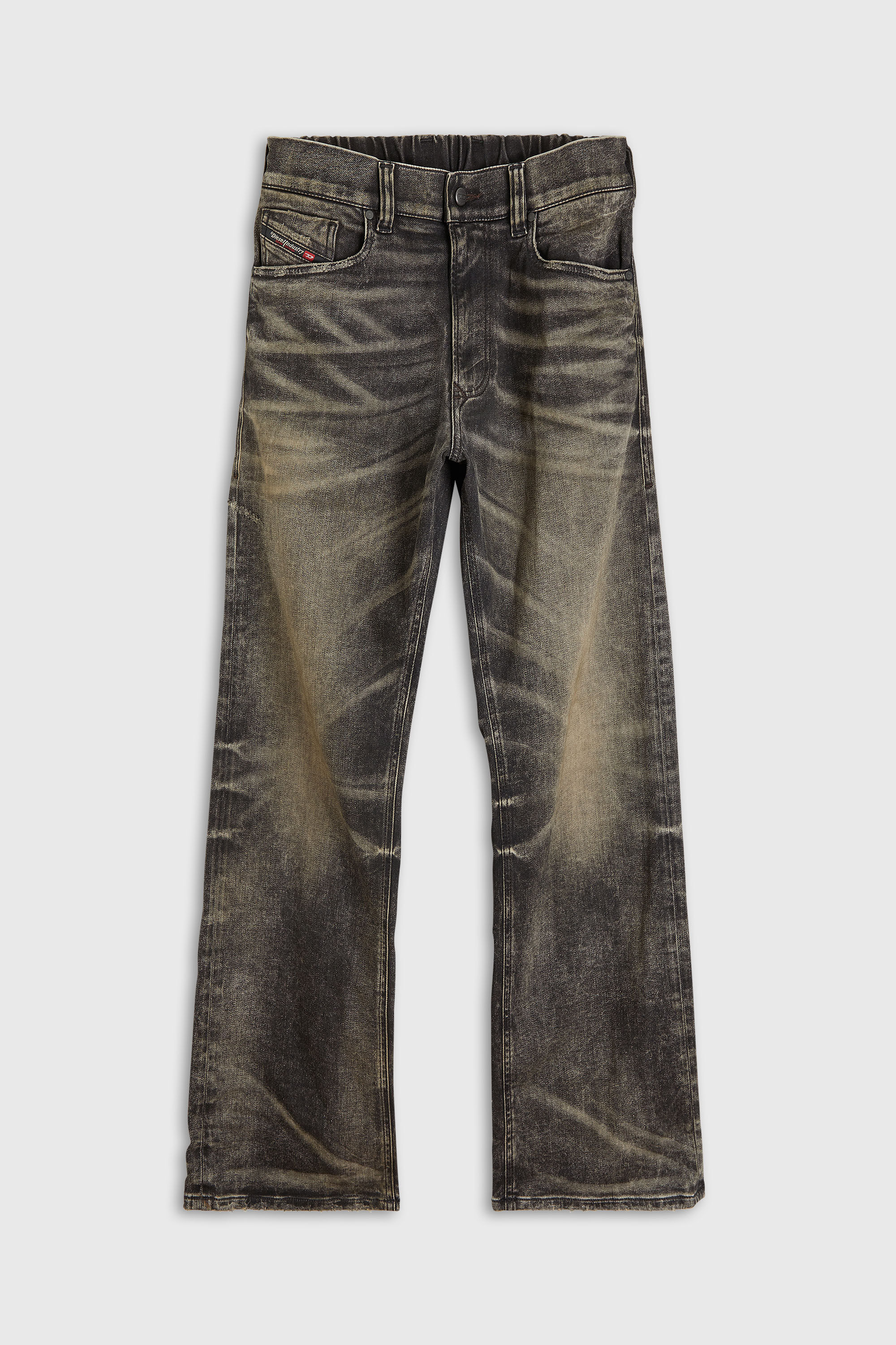 Diesel - Man's Relaxed 2080 D-Reel Joggjeans&reg; 09R21, Black/Dark grey - 4
