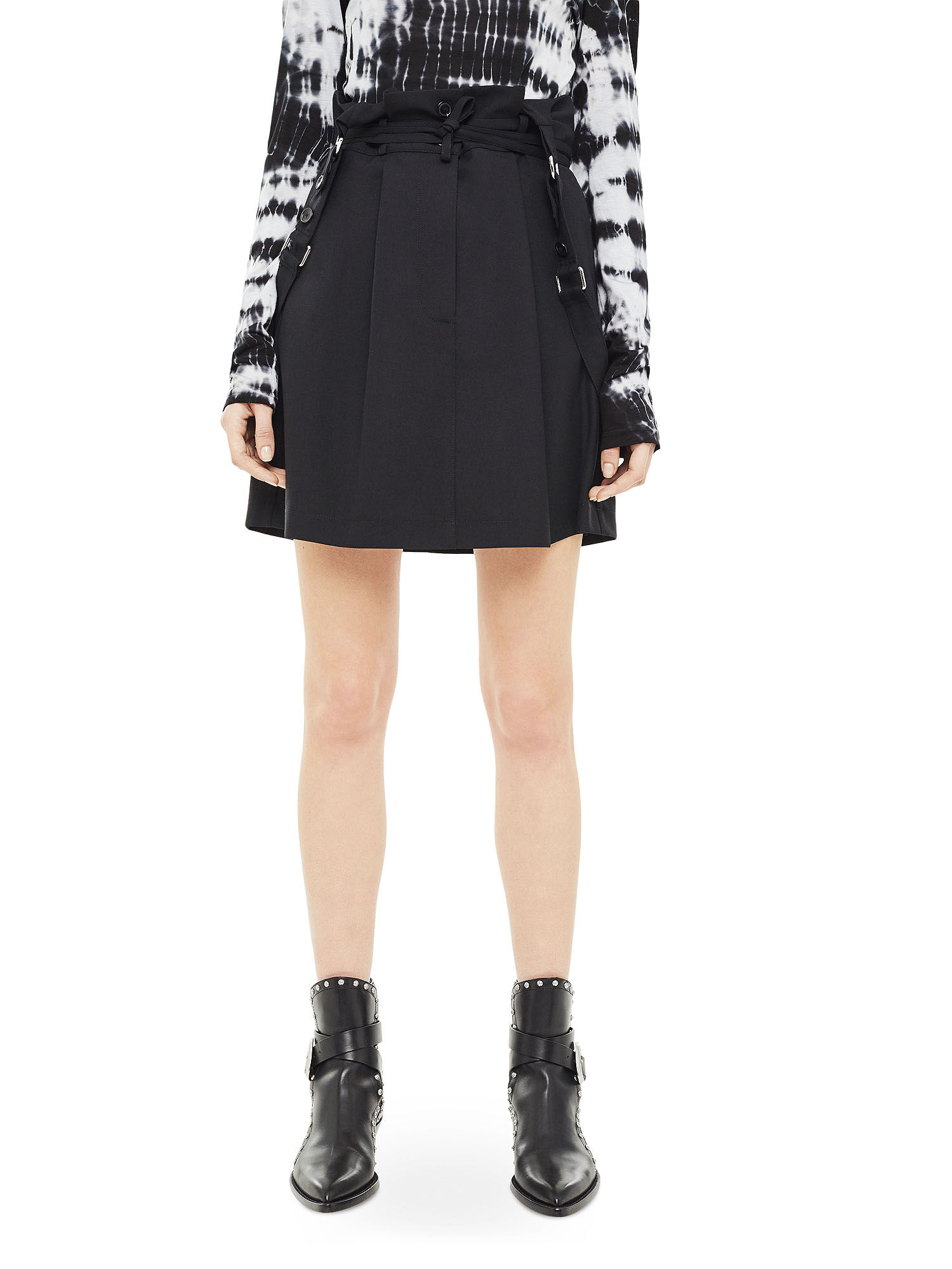 short dungaree skirt