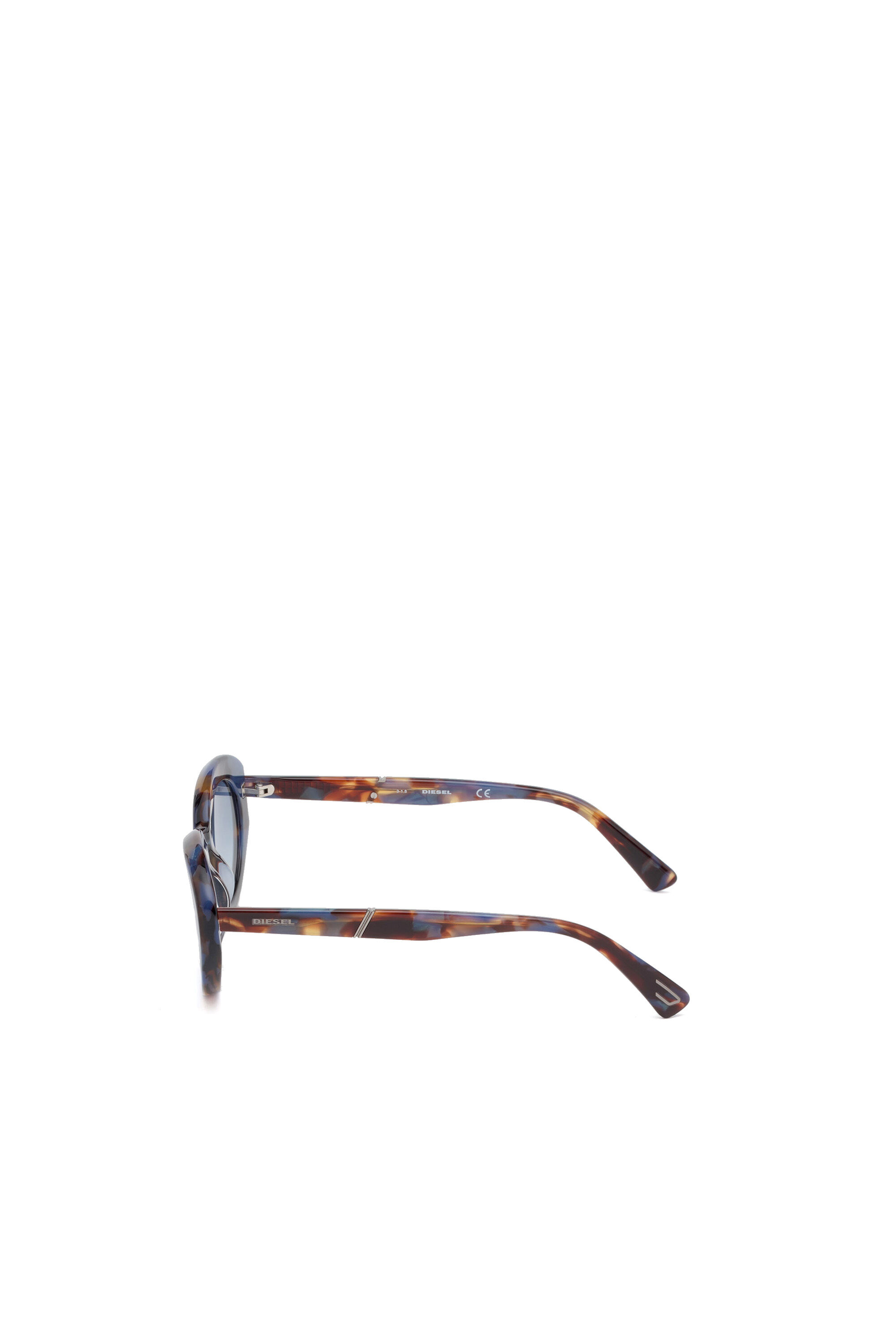 Diesel - DL0281, Woman's Oval shape sunglasses in acetate in Multicolor - 4