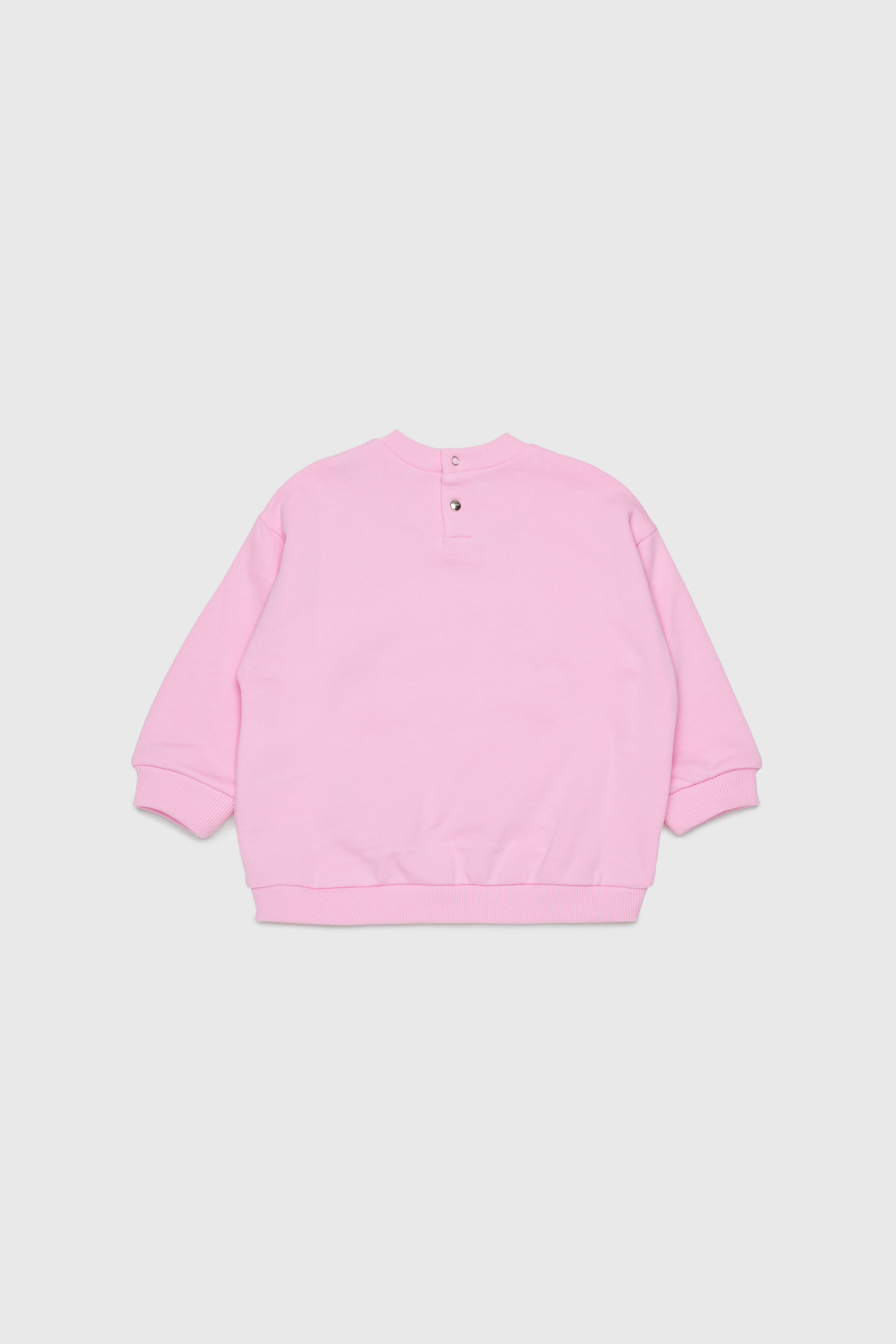 Diesel - SROSEB, Woman's Cotton sweatshirt with rose print in Pink - 2
