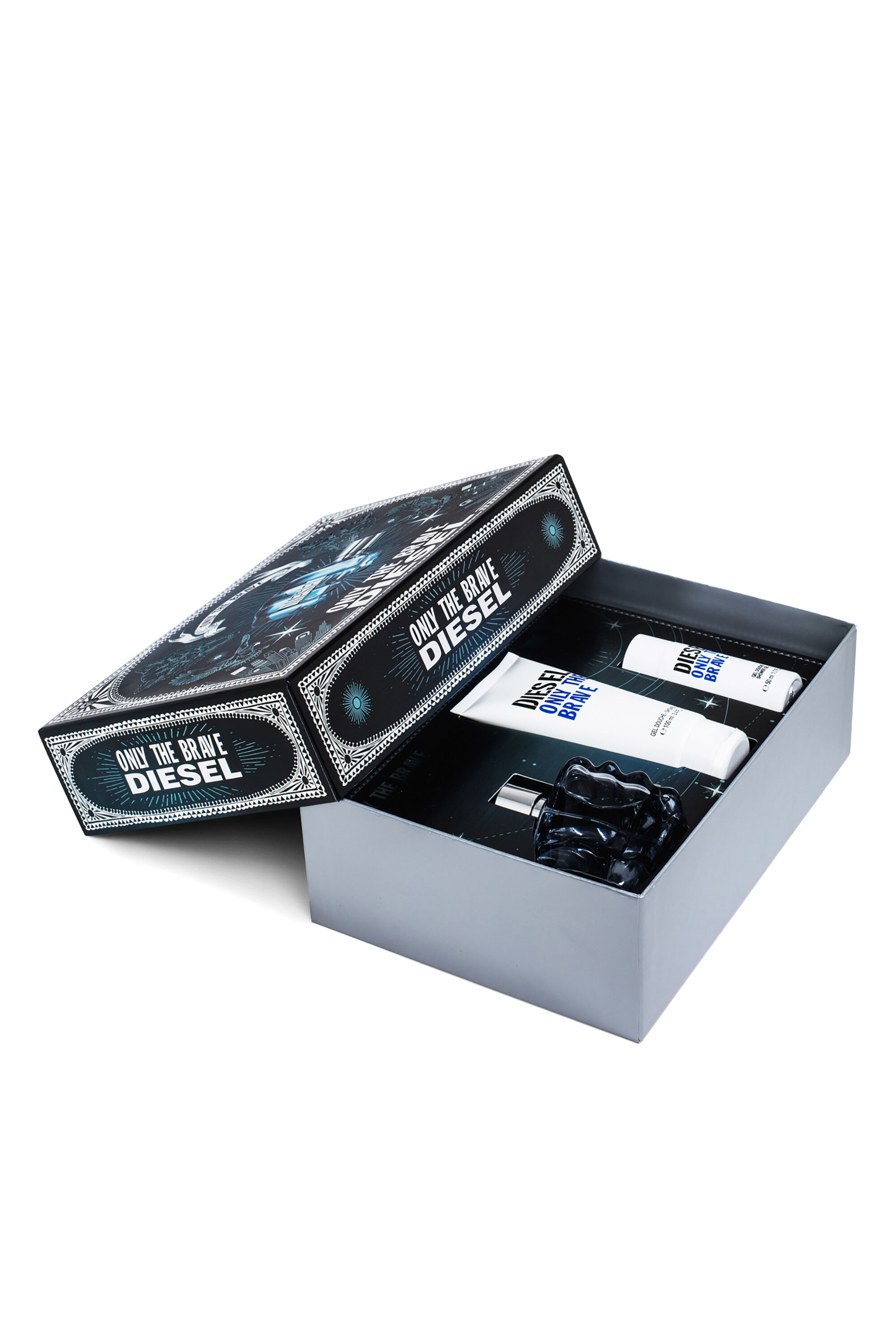 Diesel - ONLY THE BRAVE 75ML GIFT SET, Man's ONLY THE BRAVE Gift set in Blue/White - 2