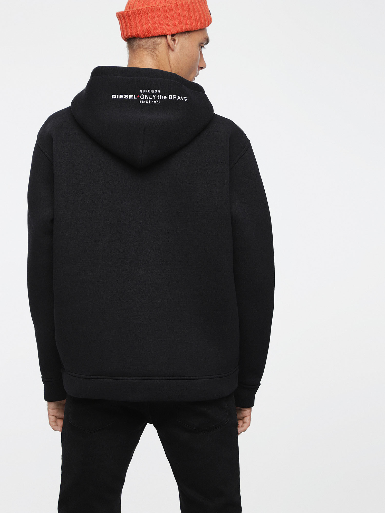 diesel hoodie only the brave