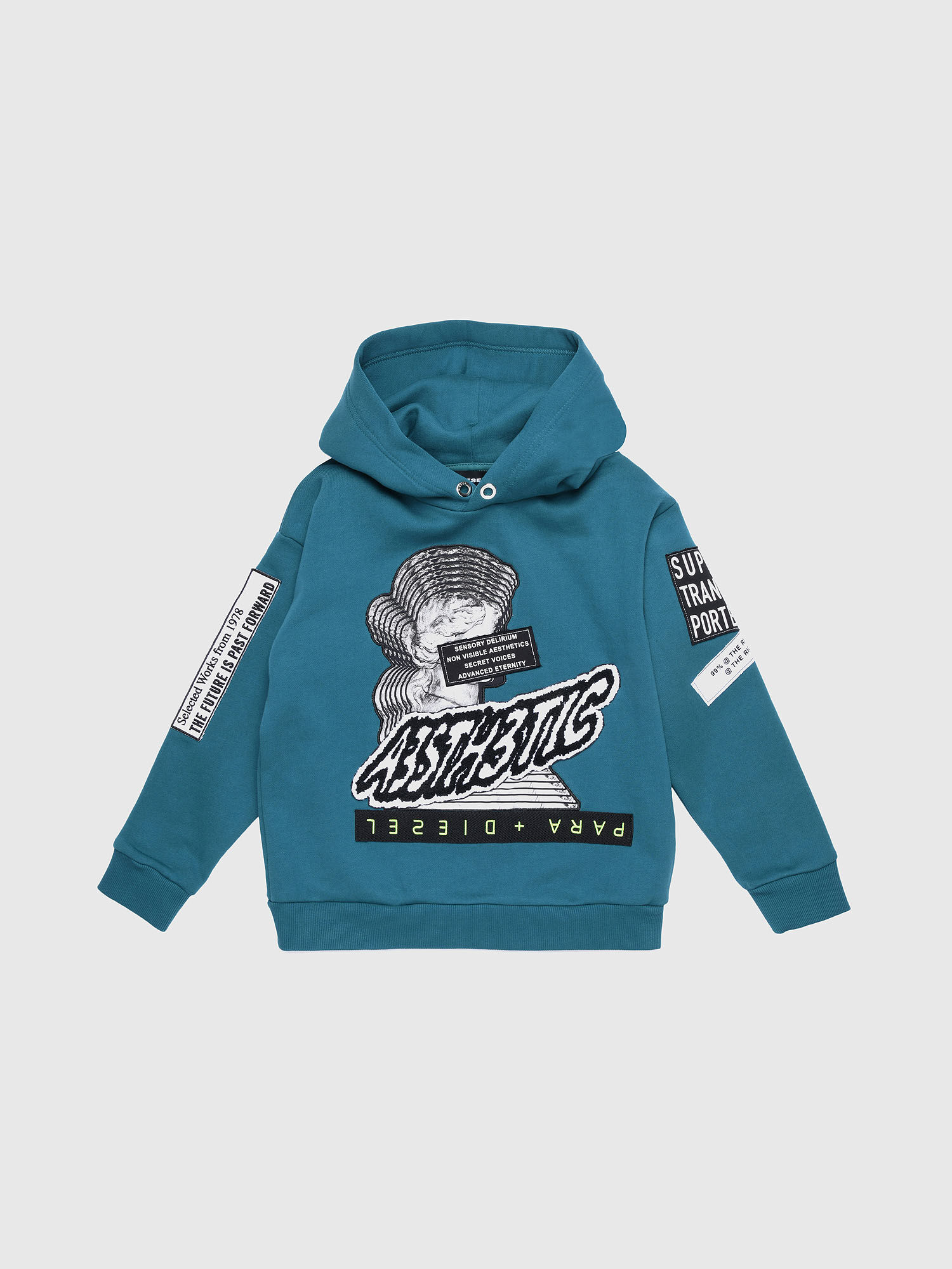 diesel green hoodie