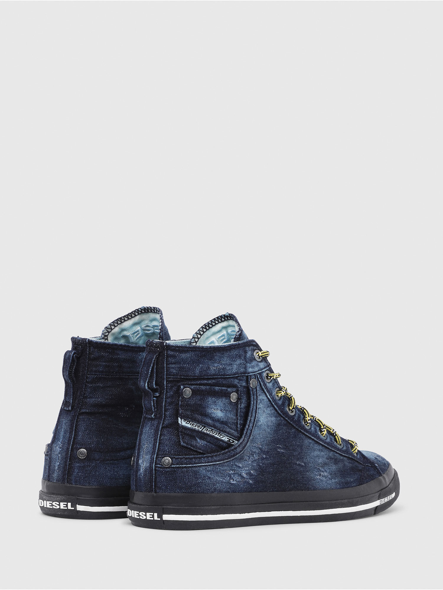 Diesel denim sneakers clearance