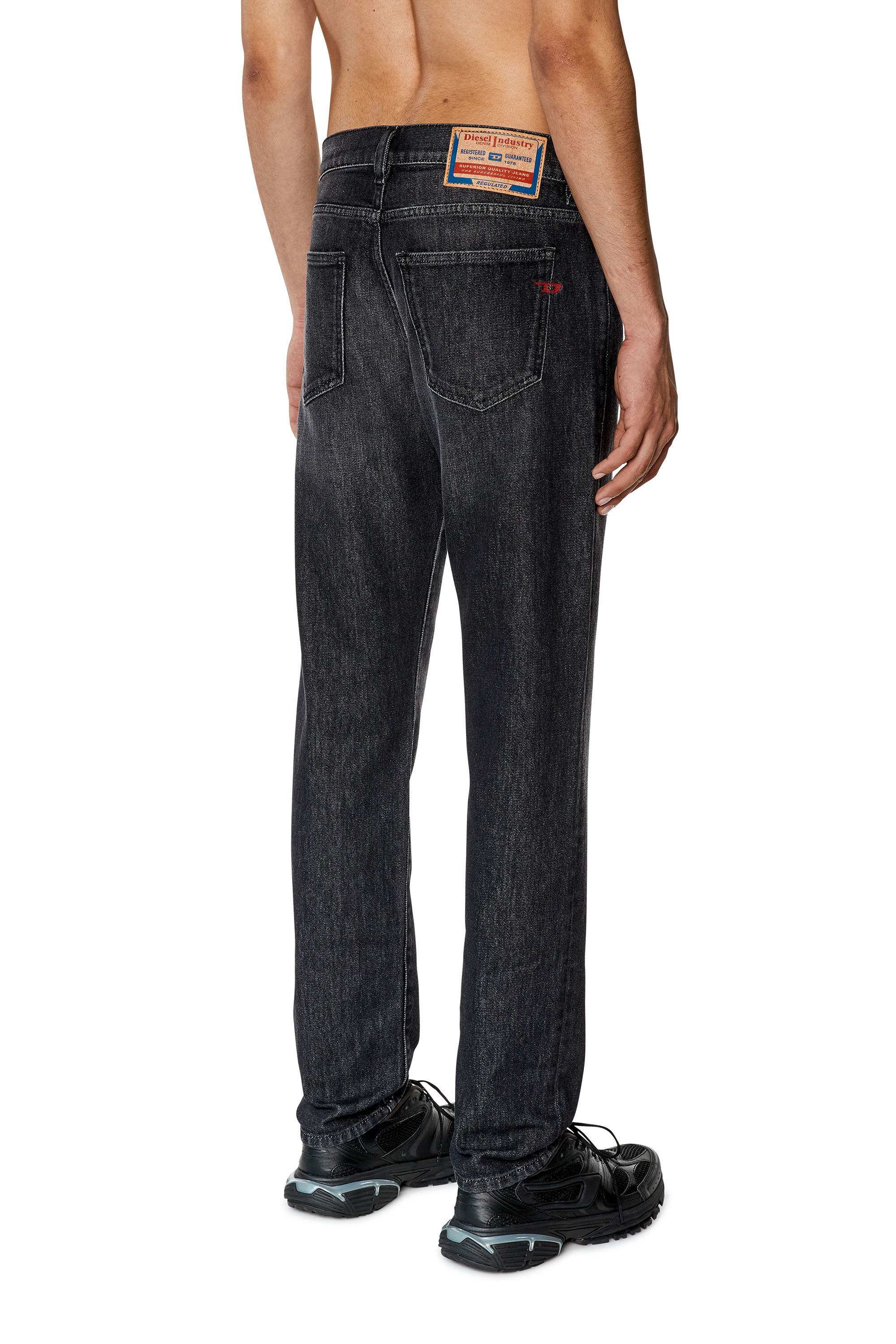 Diesel - Slim Jeans 2019 D-Strukt 09F75, Black/Dark grey - Image 4