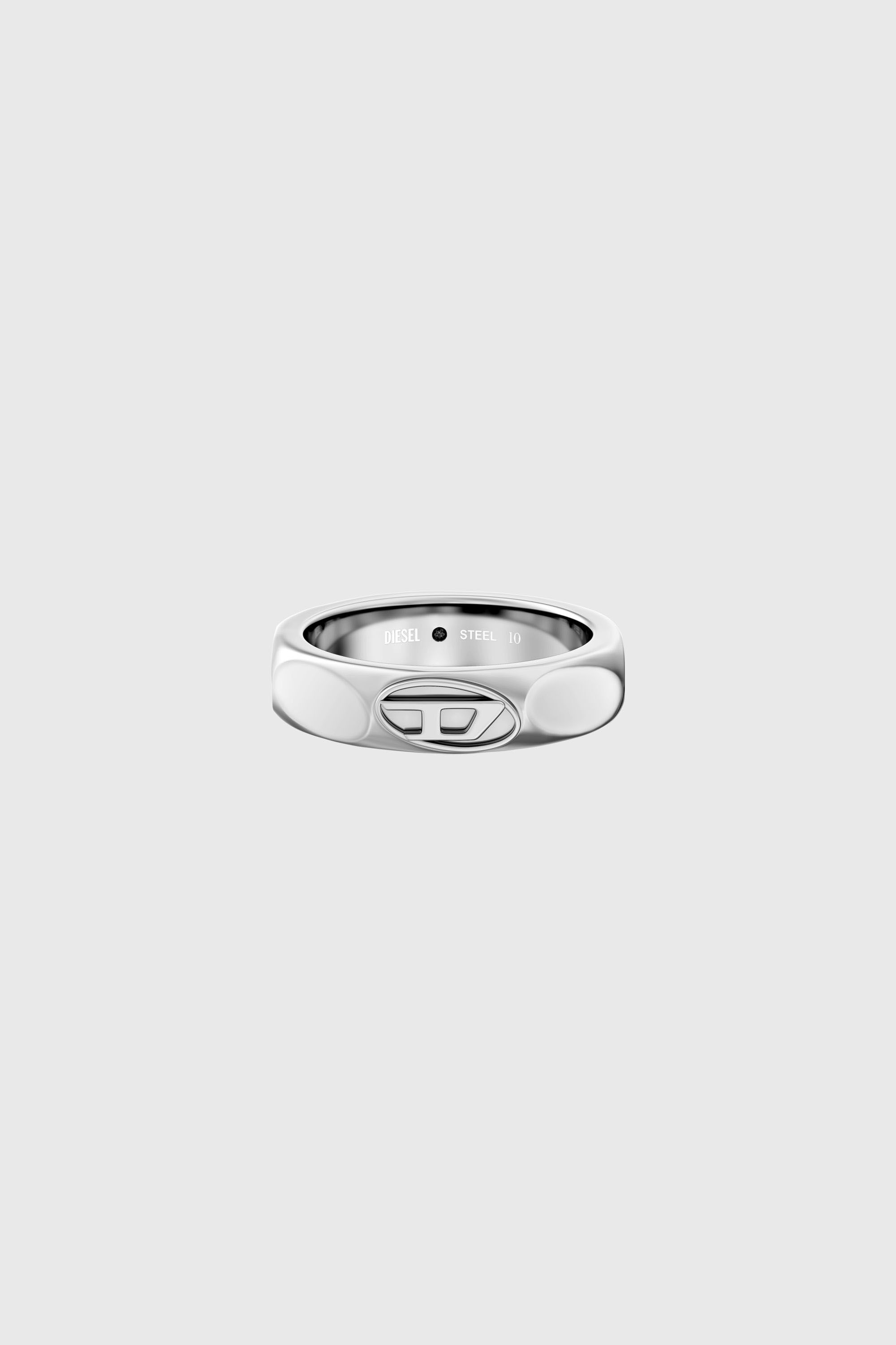 Diesel - DX1693040 JEWELLERY, Unisex's Stainless steel band ring in Silver - 3