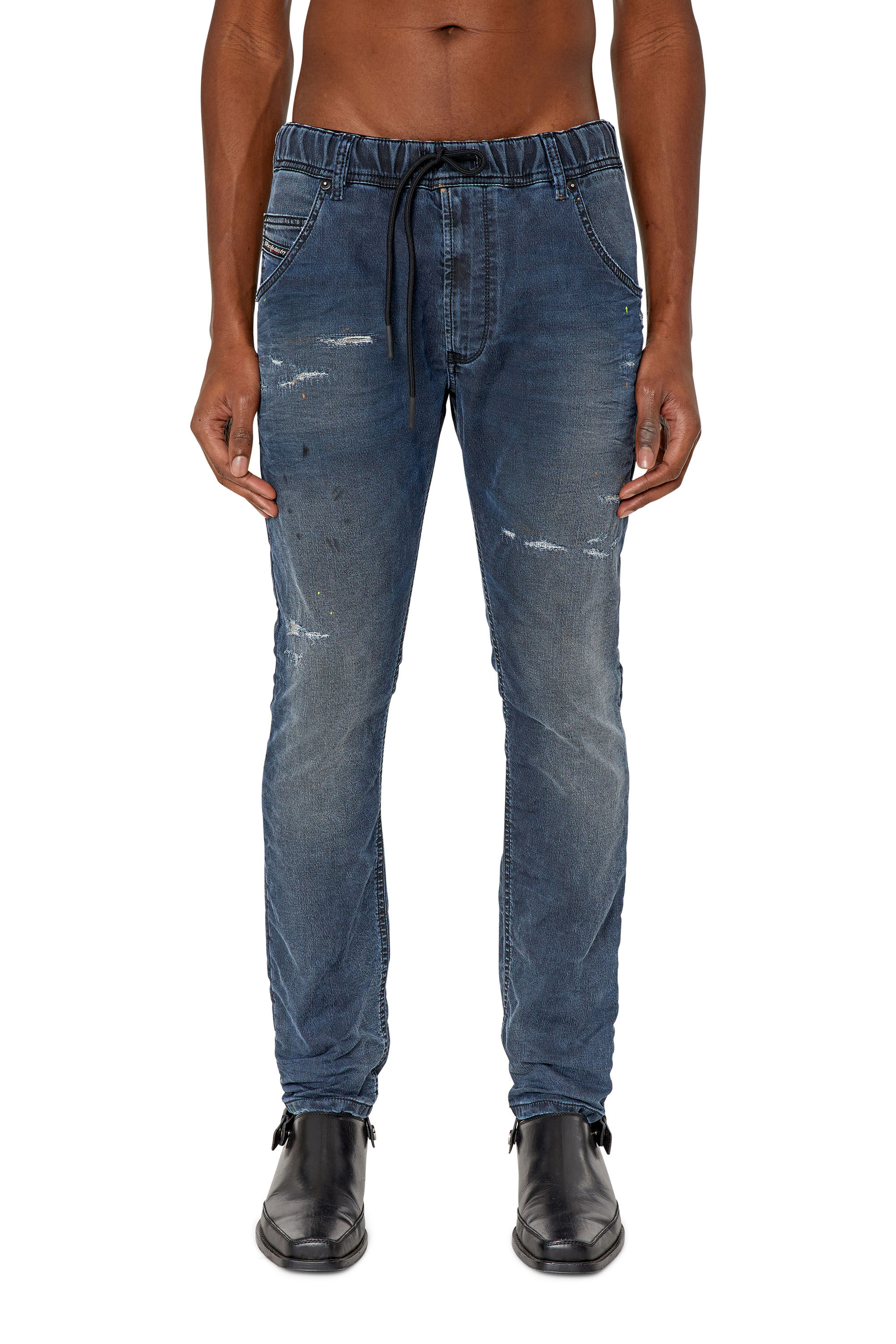 Diesel - Krooley JoggJeans® 069QH Tapered, Dark Blue - Image 3