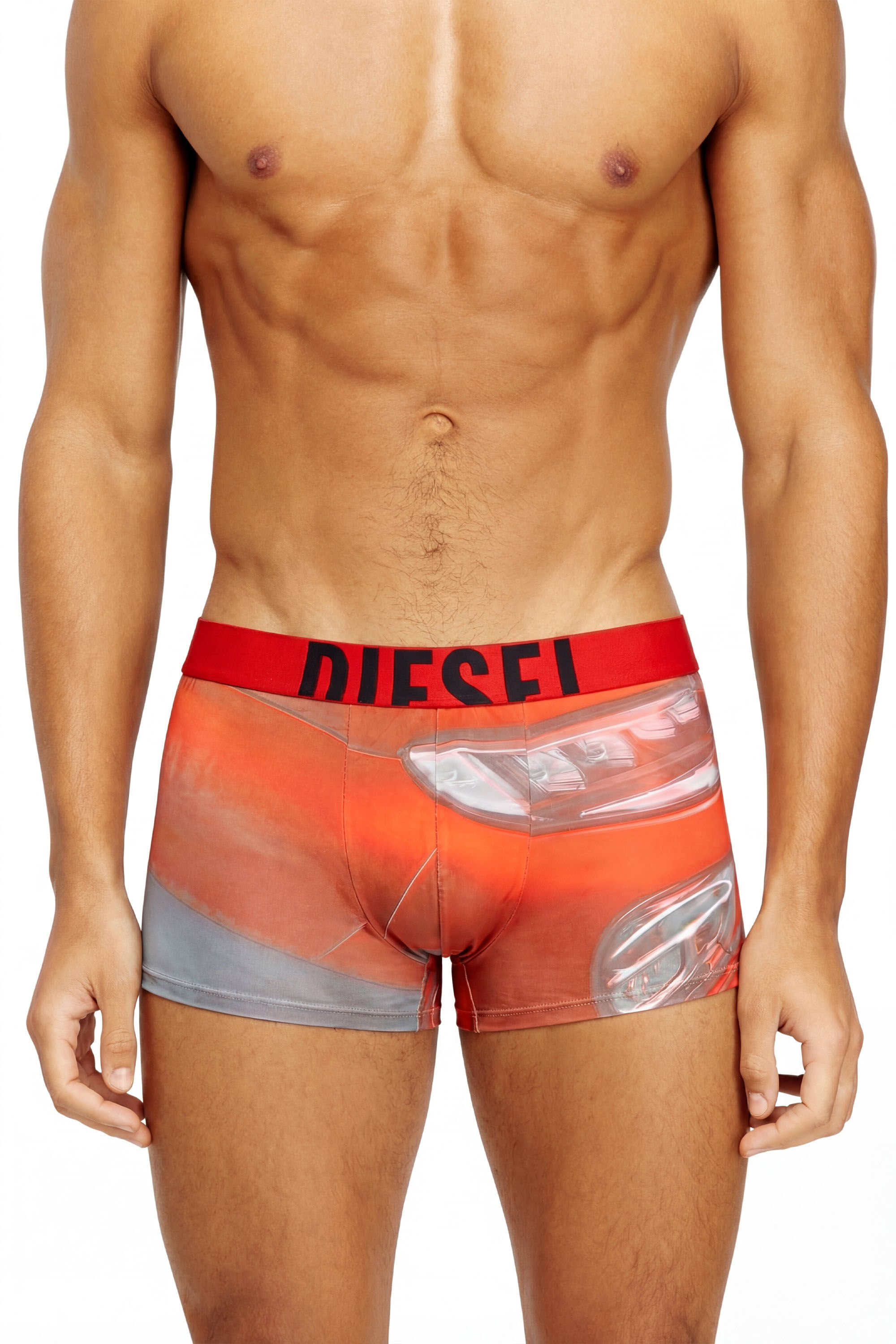 Diesel - DAMIEN-D-POP-40, Man's Boxer briefs with Pop print in Red - 3