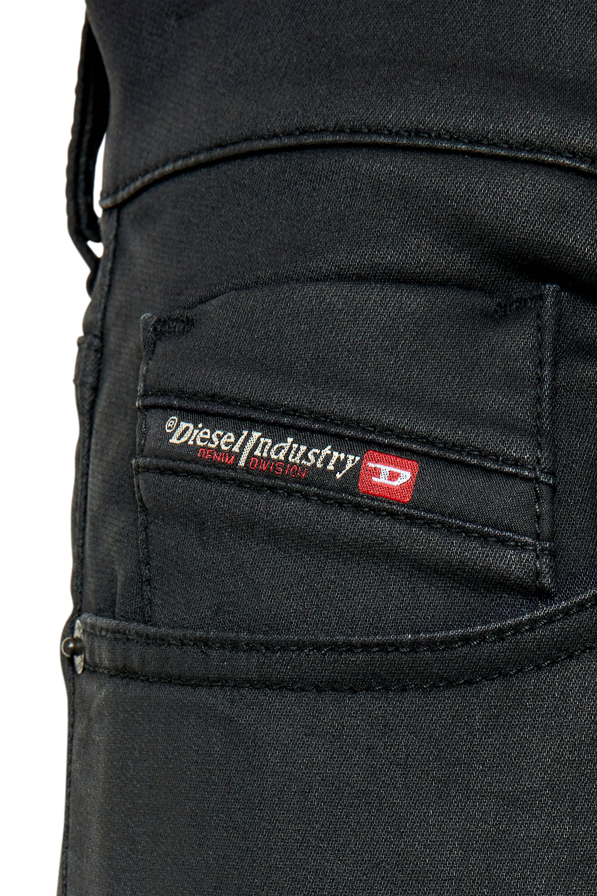 Diesel - D-Strukt JoggJeans® 068CP Slim, Black/Dark grey - Image 5