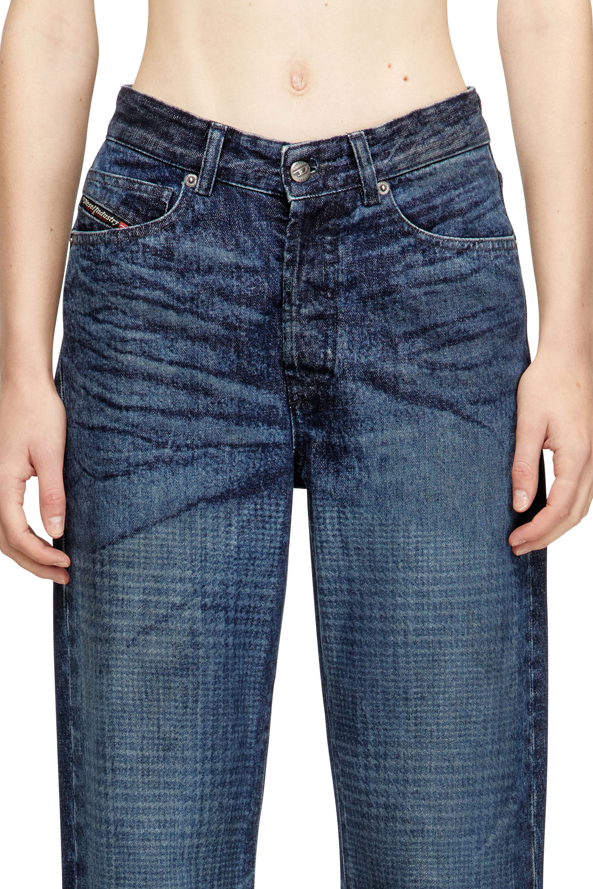 Diesel - Woman's Regular Jeans 1971 D-Sent 007CV, Dark Blue - 5