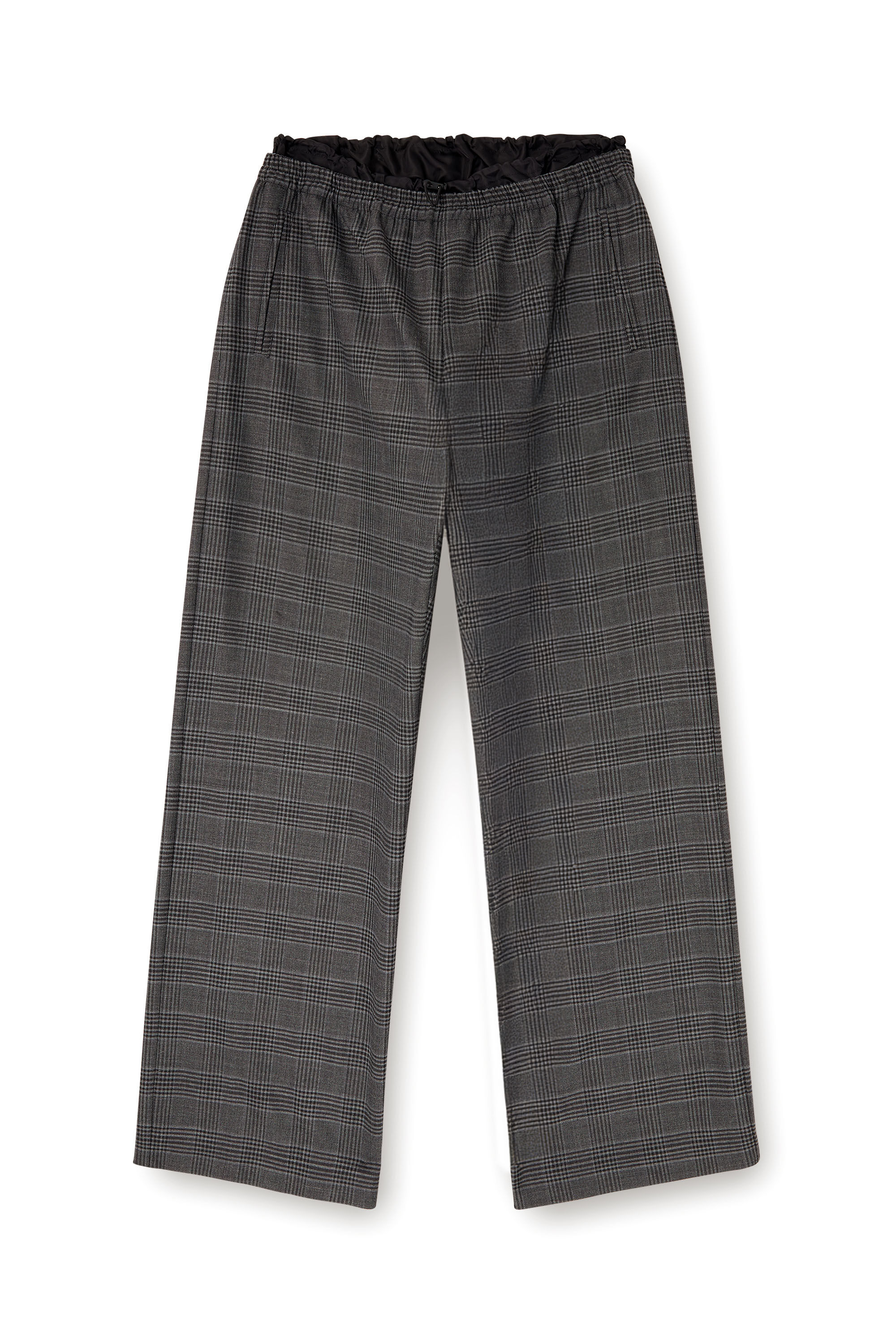 Diesel - P-YRITE, Woman's Wool pants with welt pockets in Black - 2