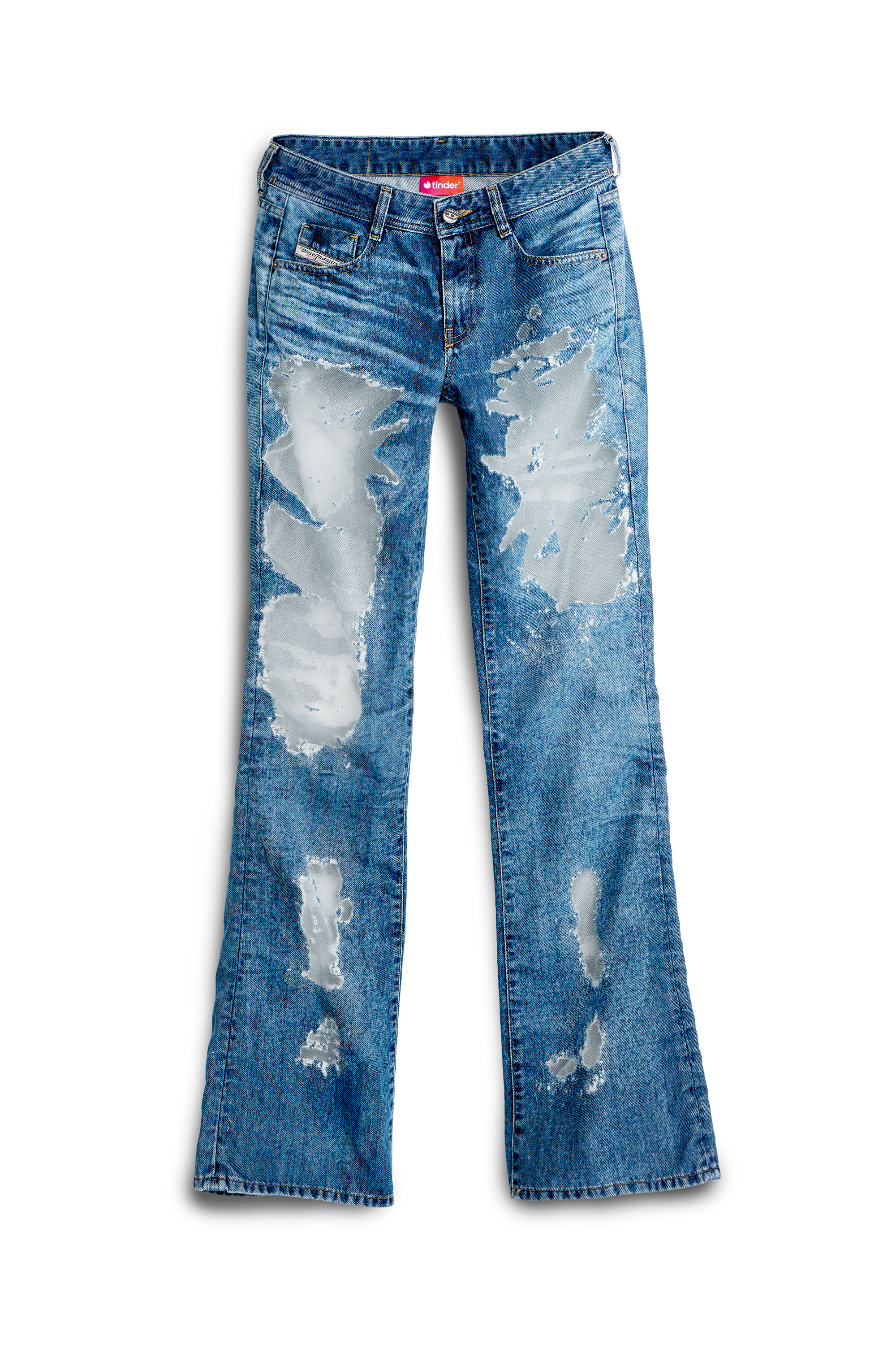 Diesel - Woman's Bootcut Jeans 1969 D-Ebbey 068ZH, Medium blue - 4
