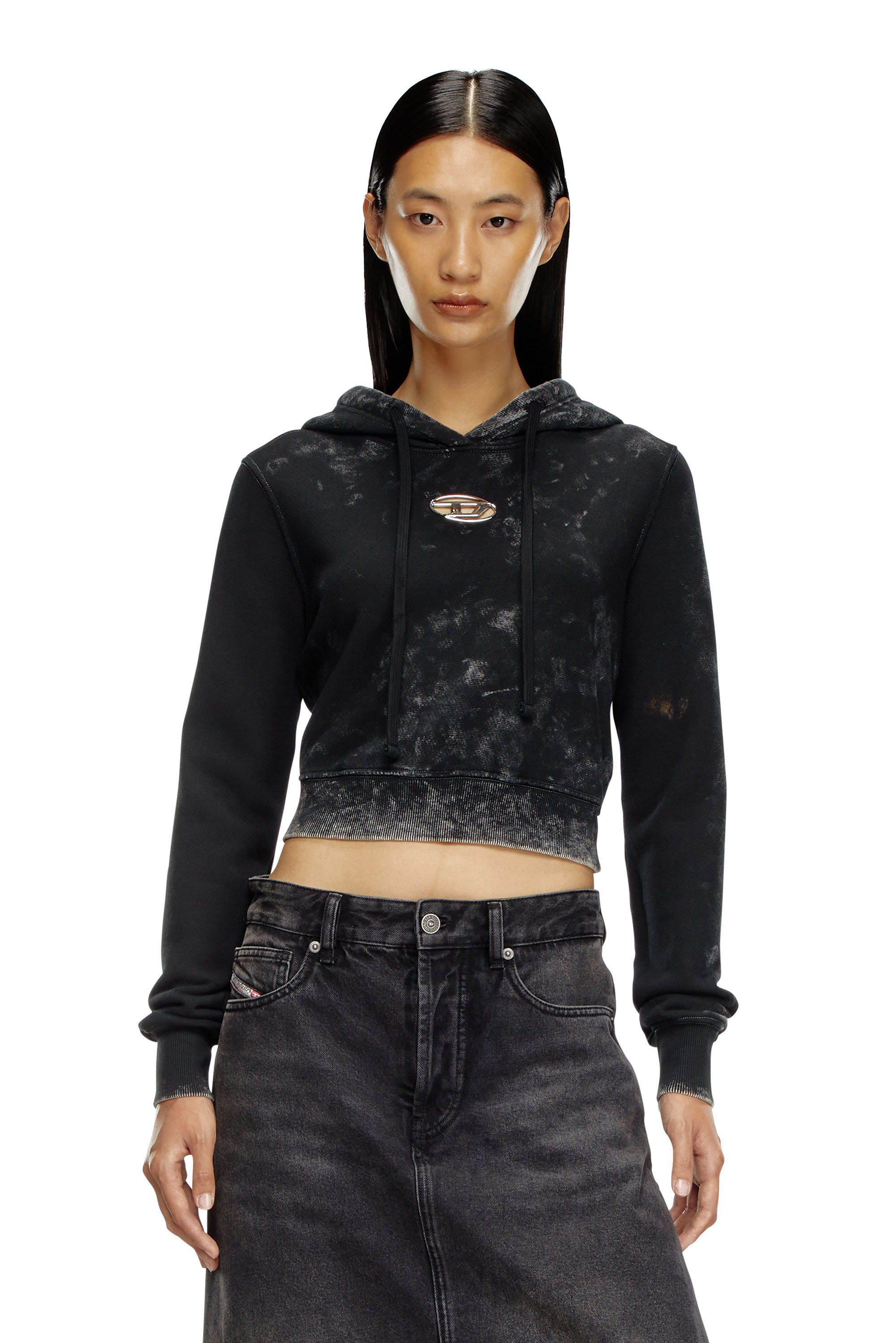 Diesel - F-SLIMMY-HOOD-P5, Black - Image 3