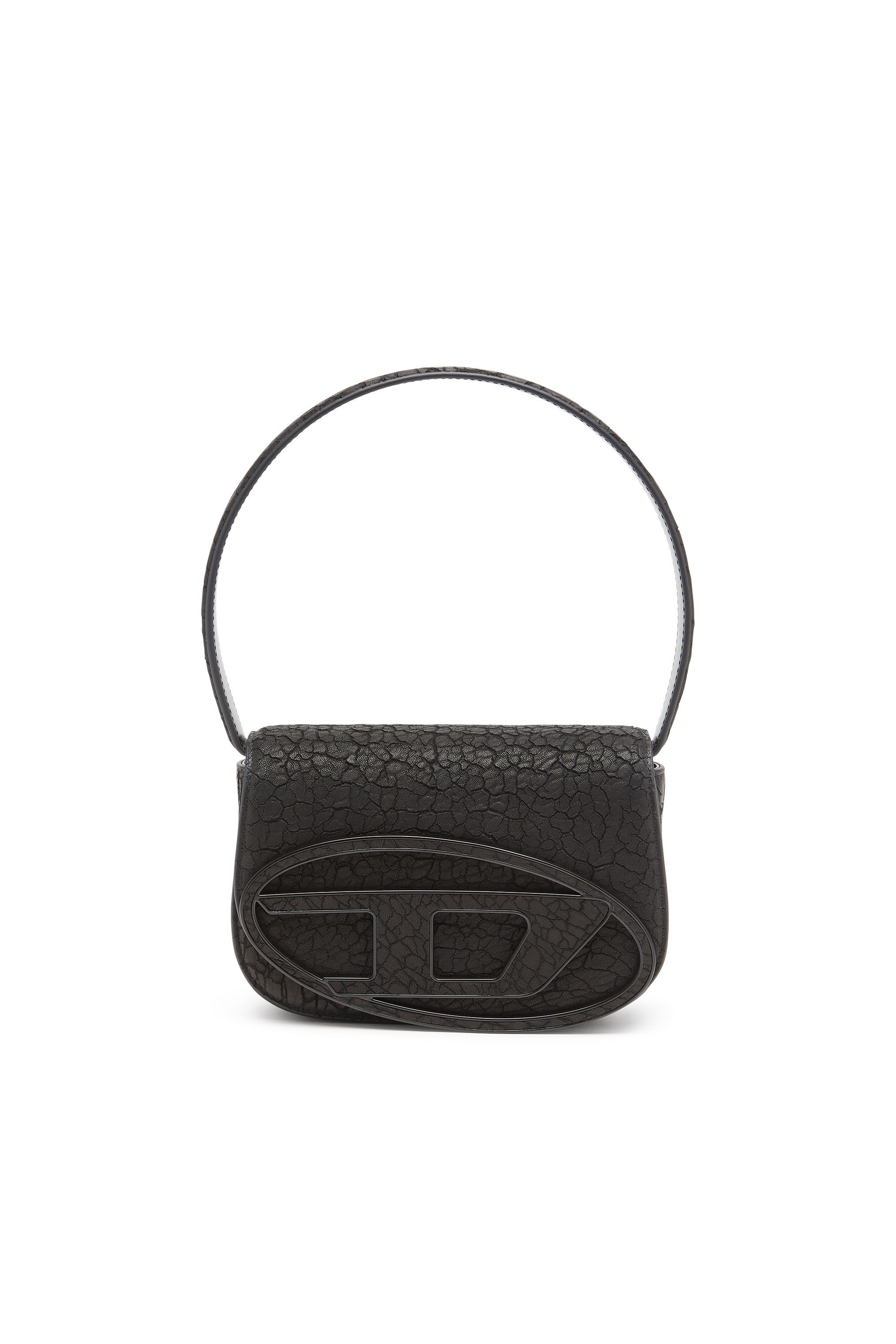 Diesel - 1DR, Woman's 1DR-Iconica borsa a spalla in pelle arida in Black - 6