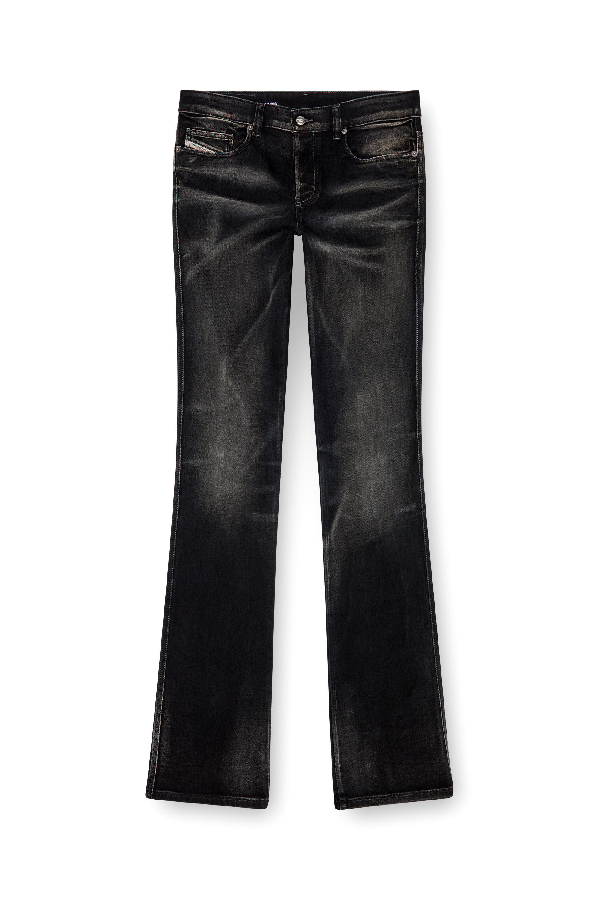 Diesel - Man's Bootcut Jeans 1998 D-Buck 09J53, Black/Dark grey - 2