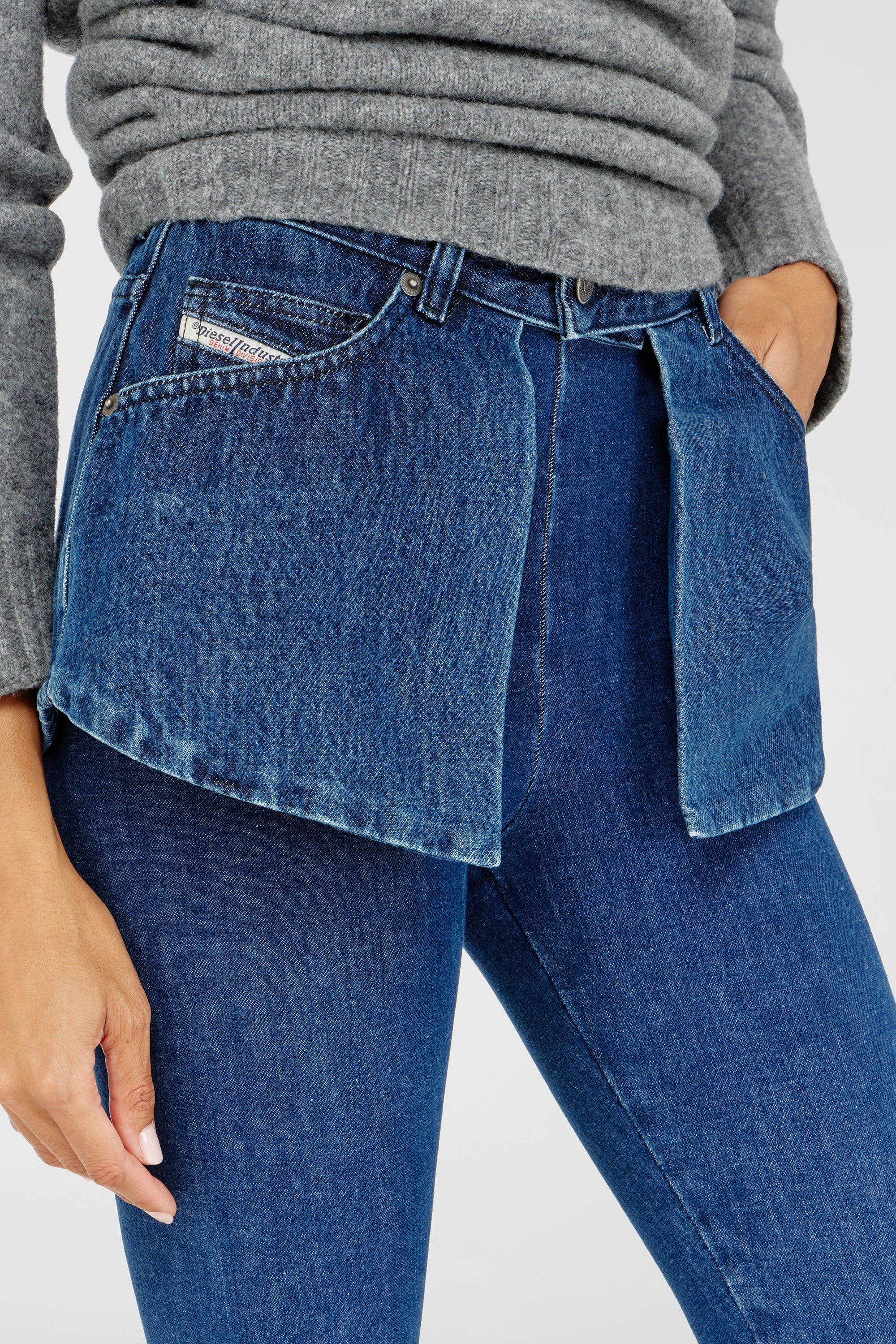 Diesel - Woman's Skinny Jeans D-Spika 09R31, Dark Blue - 8