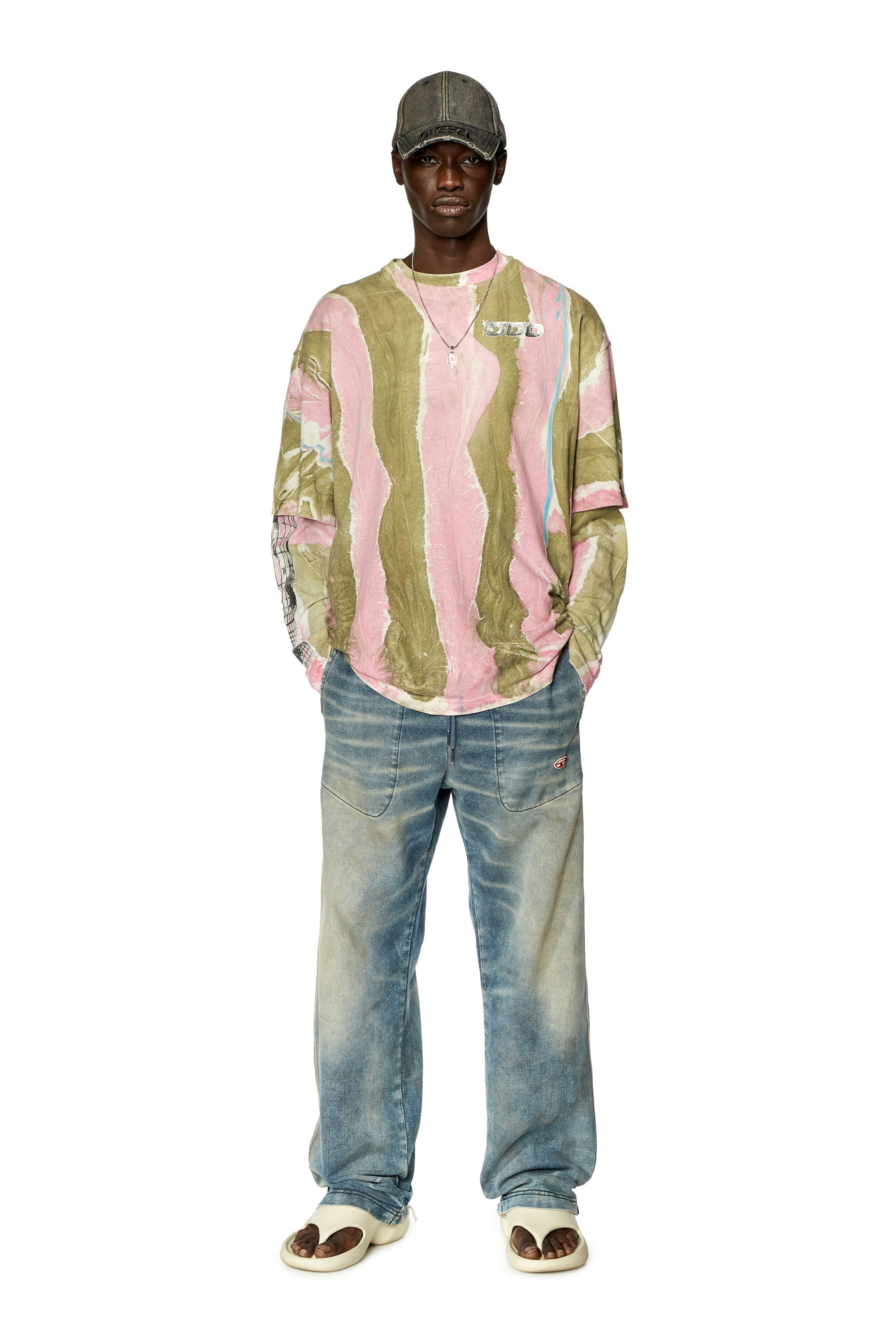 Asap rocky tie dye sweater top