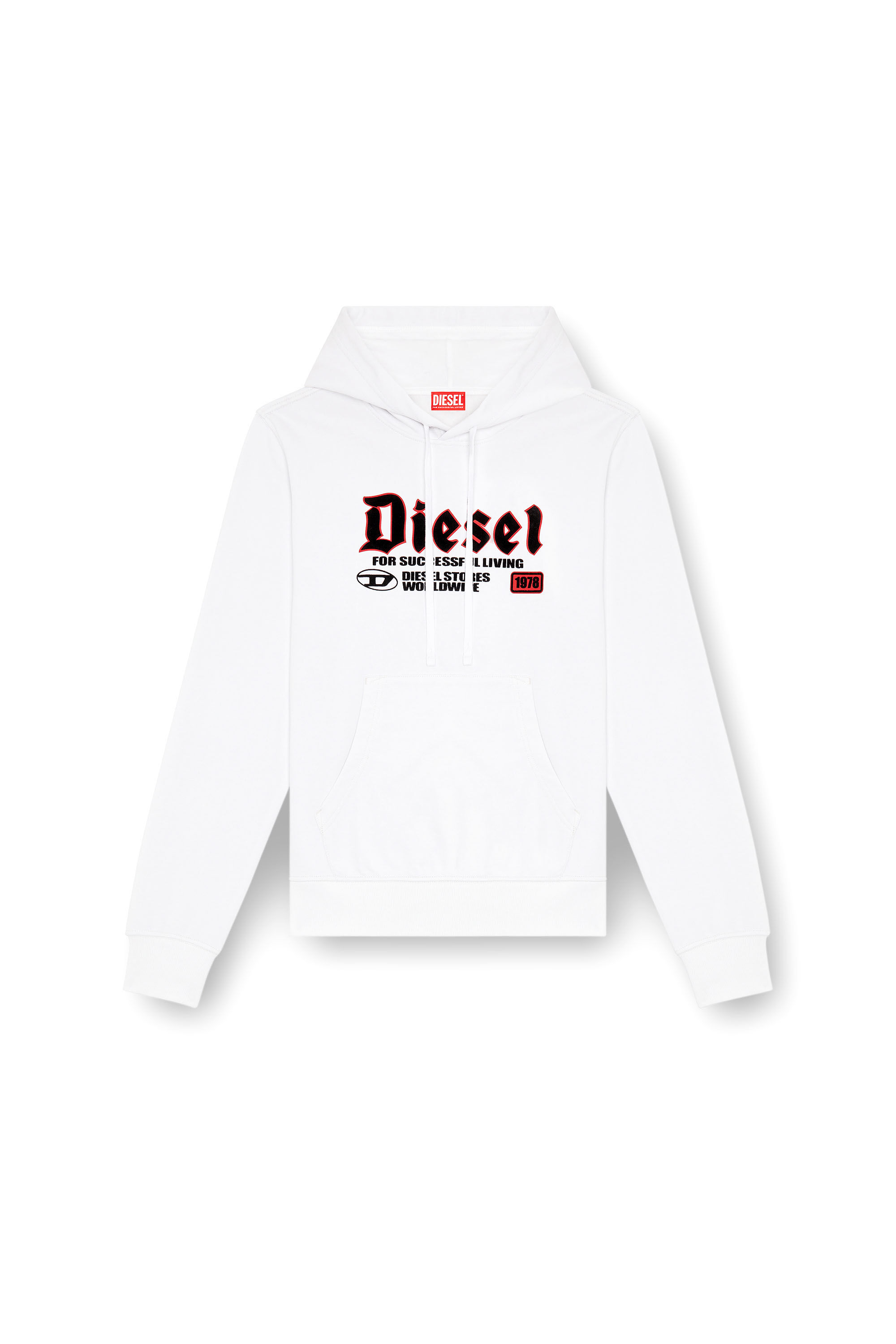 Diesel - S-GINN-HOOD-K45, White - Image 2