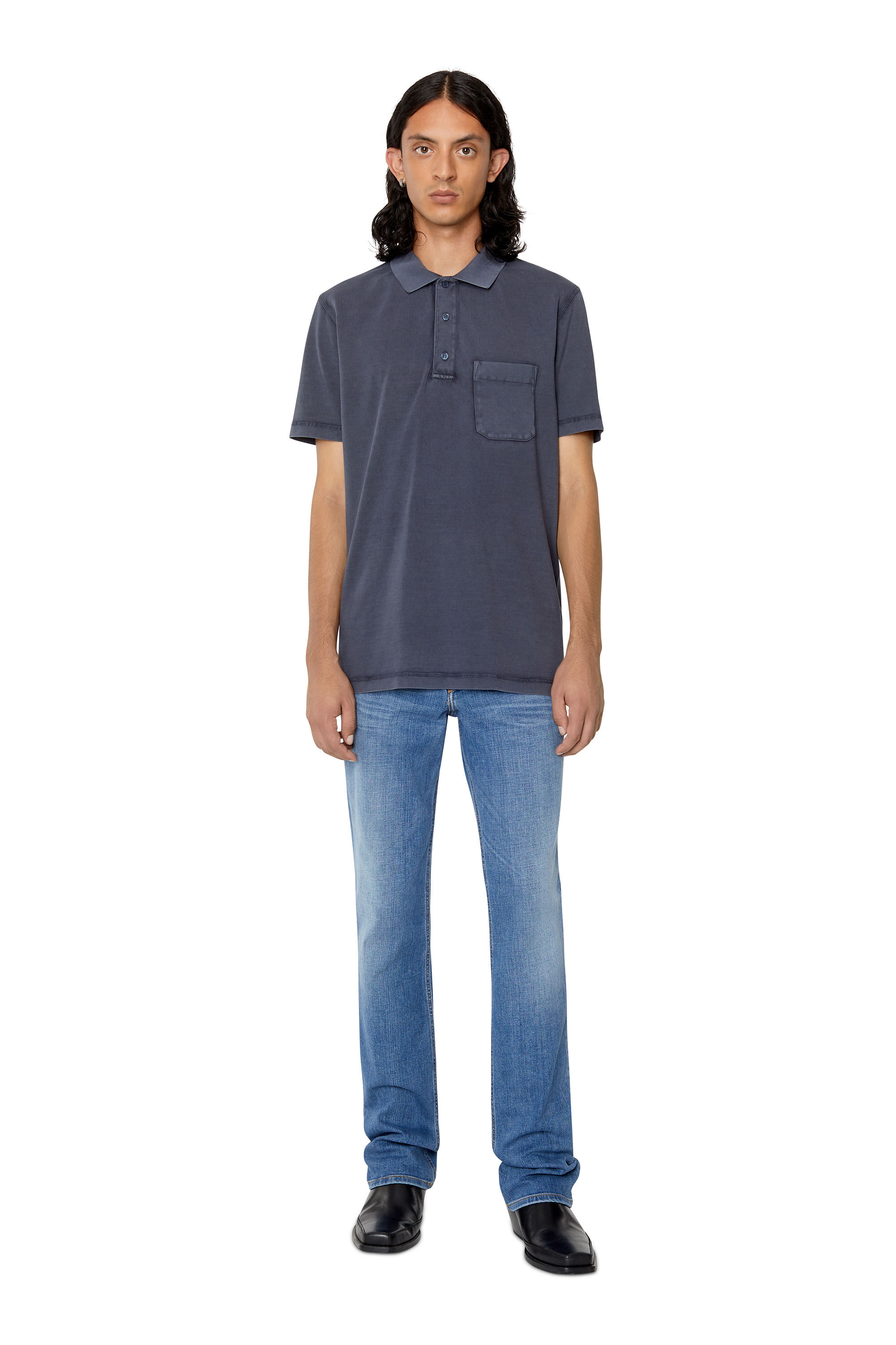 Diesel - 2021 D-Vocs 09D47 Bootcut Jeans, Medium blue - Image 1