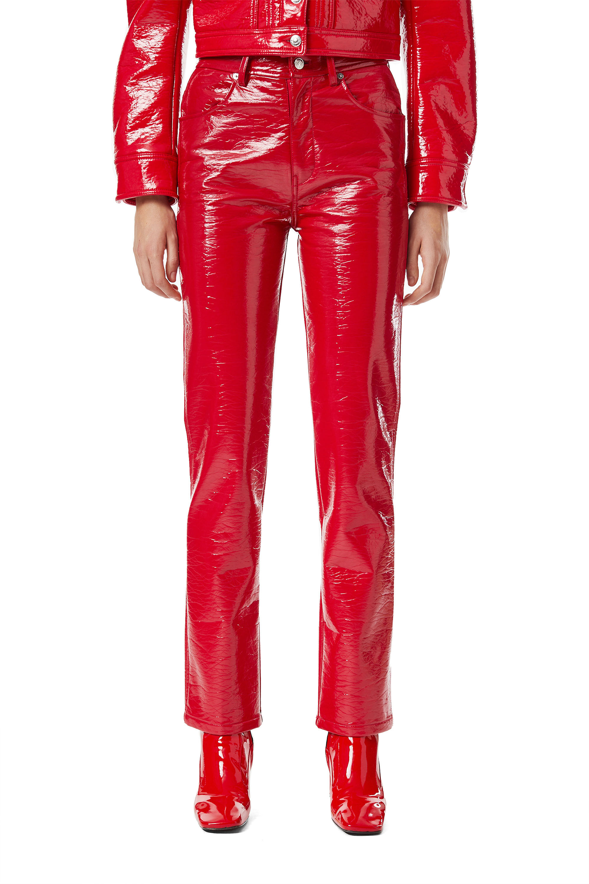 P-ARCY Woman: Crinkled vinyl pants | Diesel