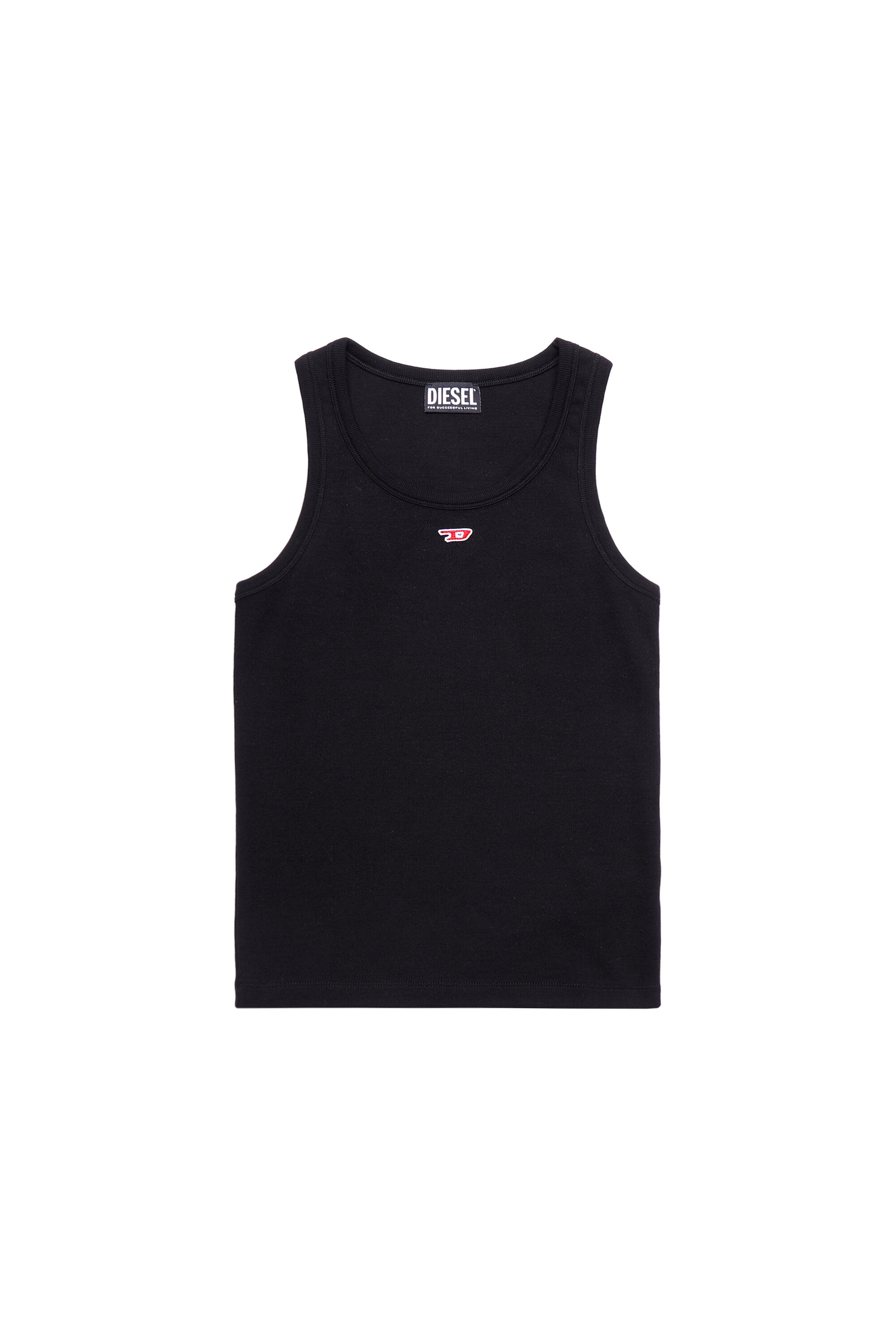 ディーゼル DIESEL T-Anky-D Tank Top レディース：XS T-ANKY-D Woman: Tank top with embroidered D patch | Diesel