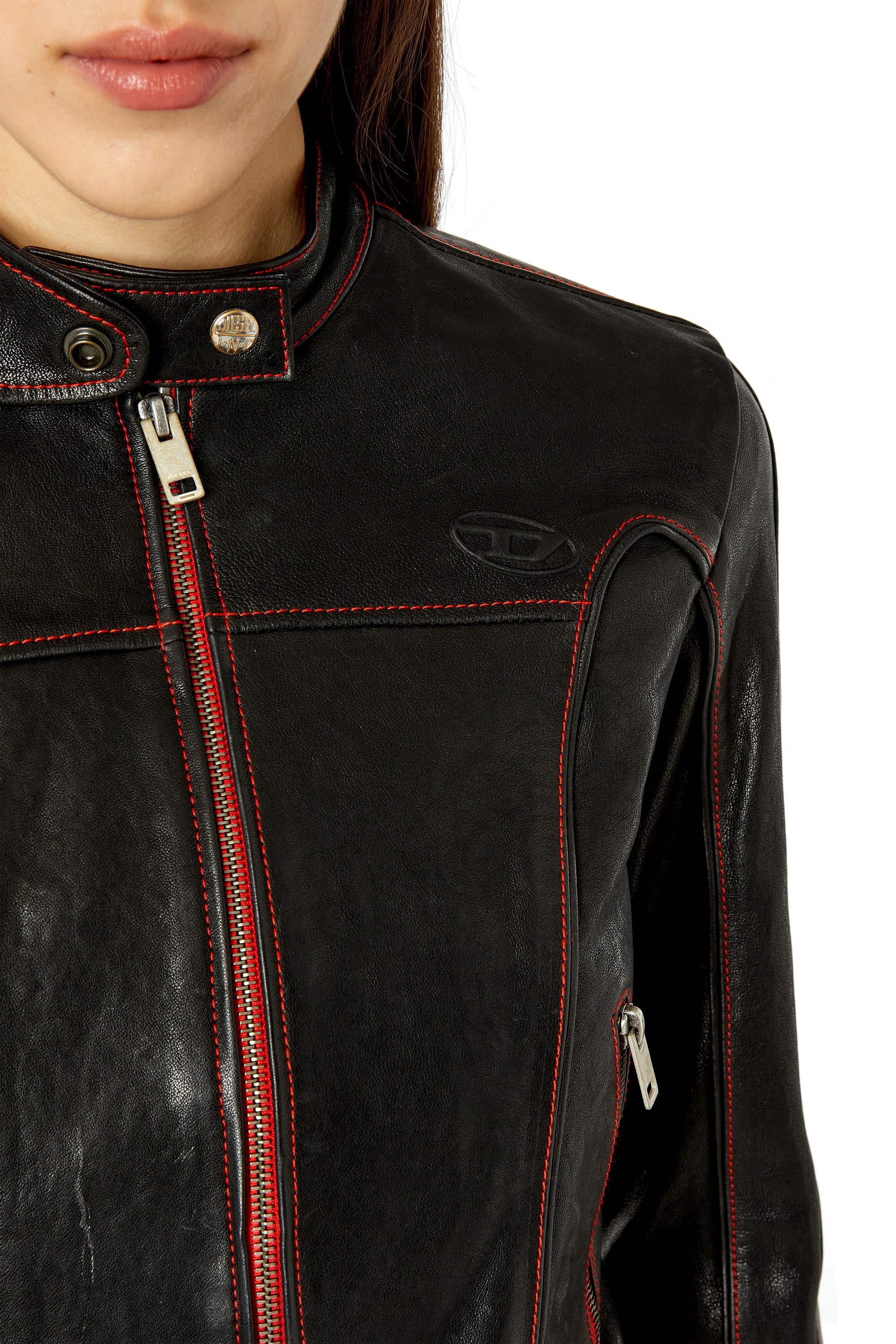 Leather limited brand outlet jacket