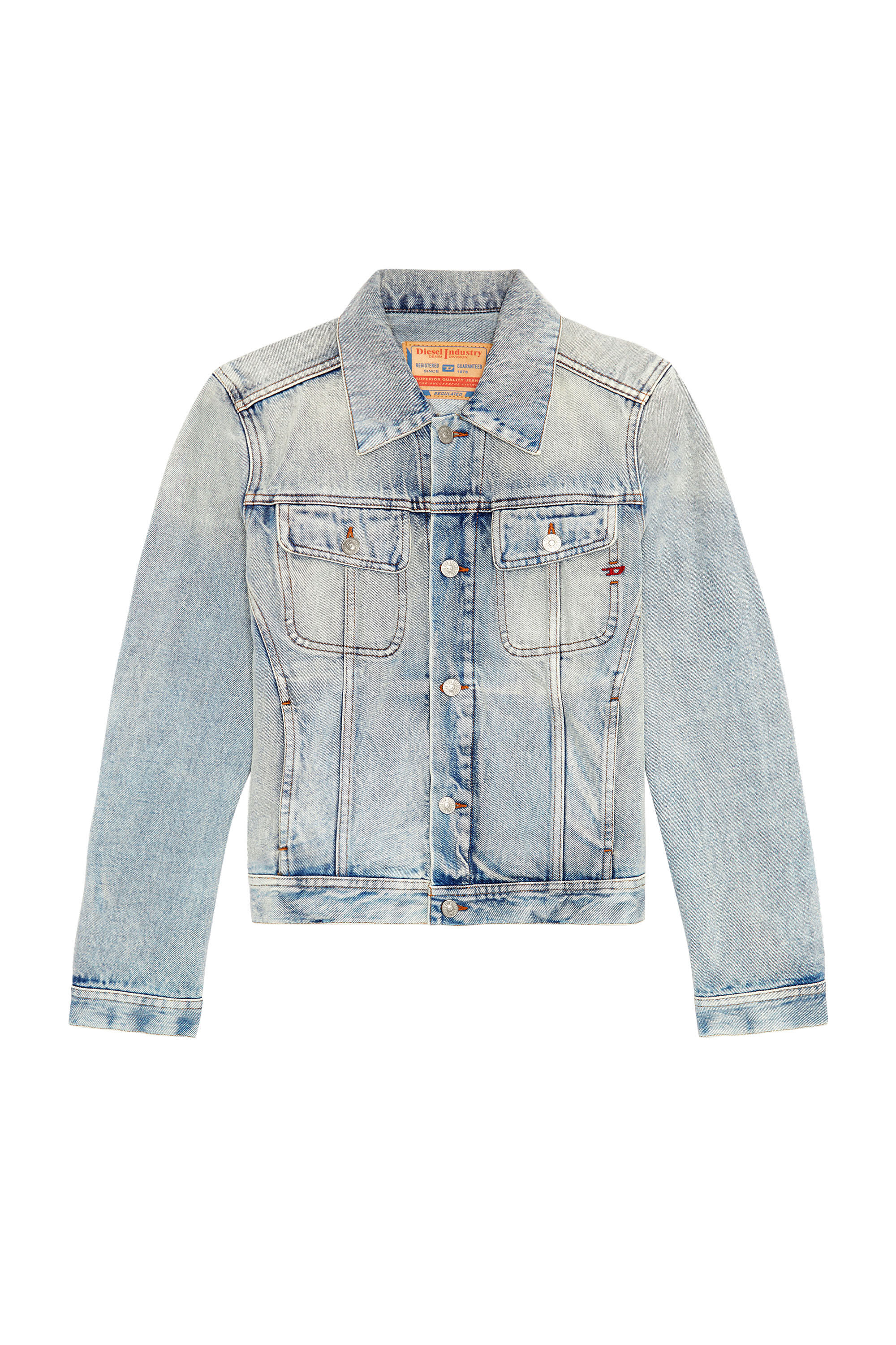 Light blue 2024 fitted denim jacket