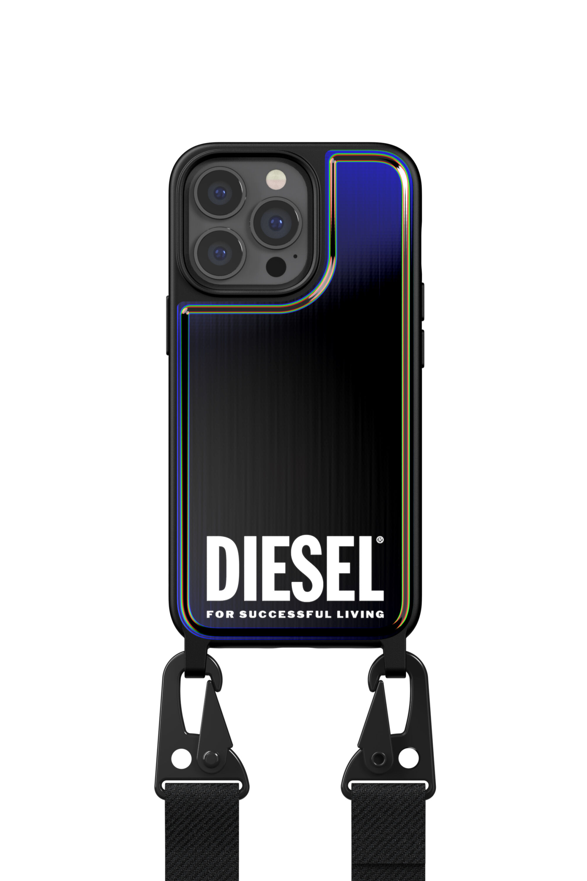 Diesel - 47171 NECKLACE CASE, Unisex's Necklace case patent for iPhone 13/13 Pro in Multicolor/Black - 2