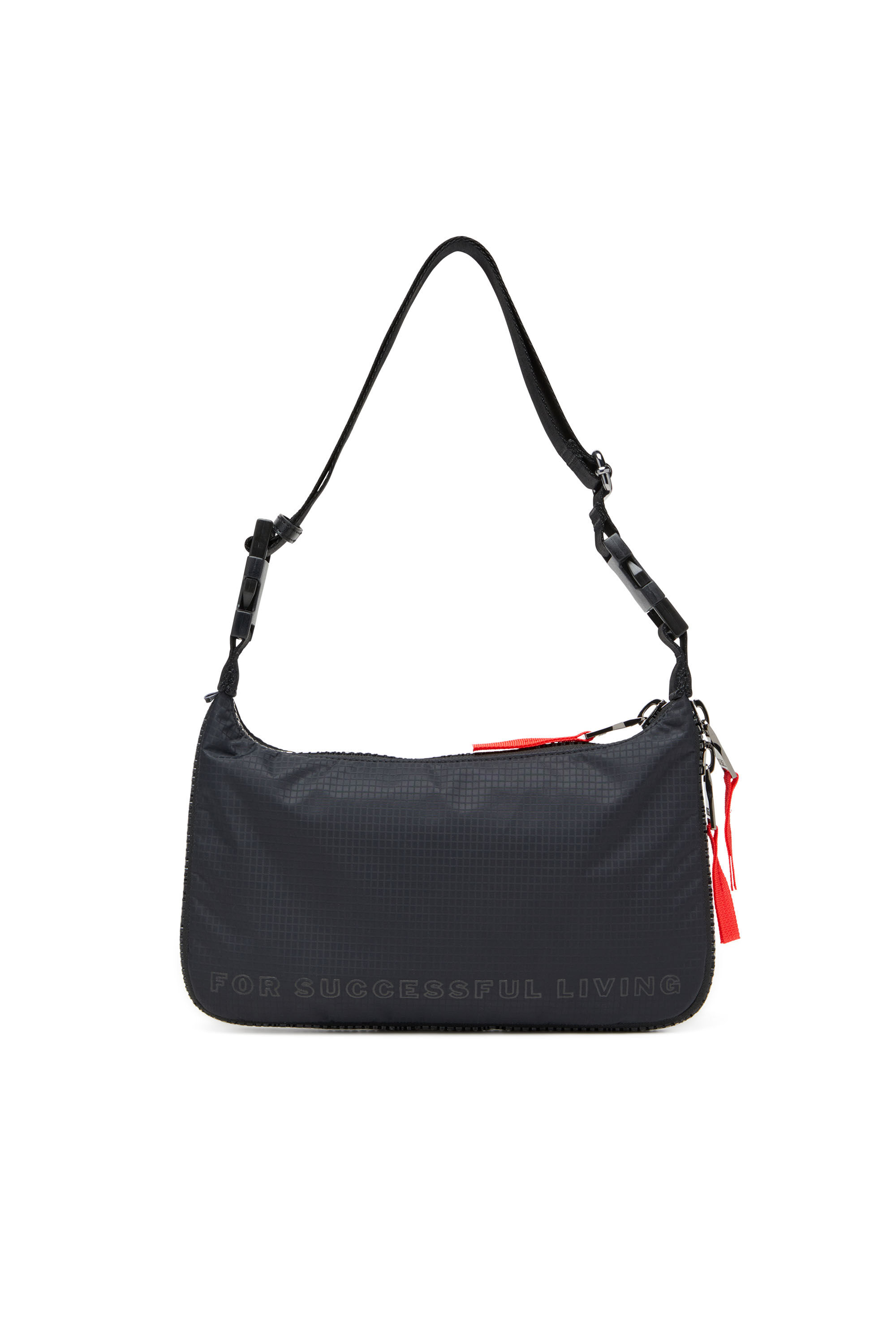 Diesel - ZIP-D CROSSBODY BAG X, Unisex's Zip-D X-Expandable utilitarian shoulder bag in Black - 3