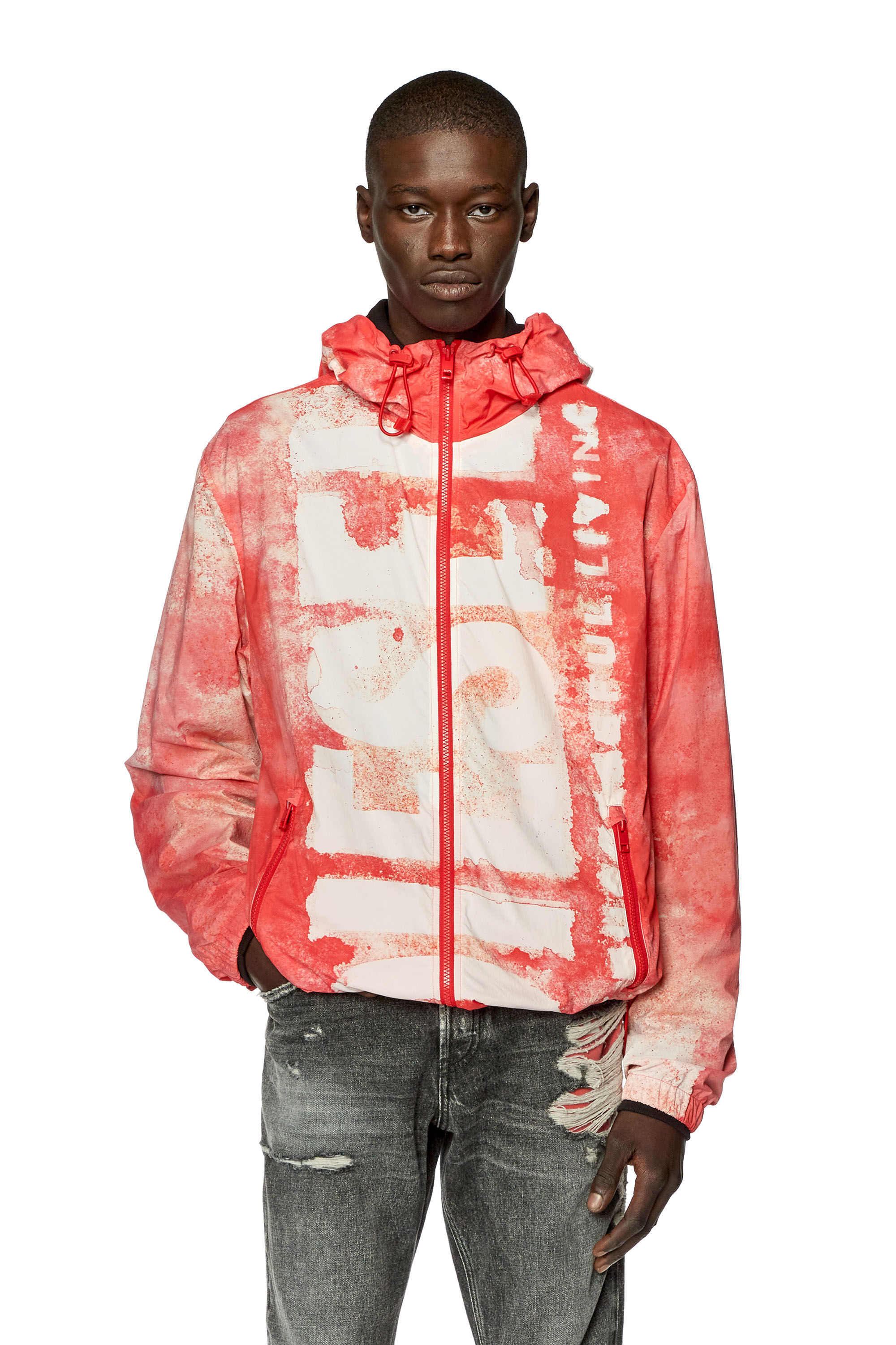 Diesel deals jacket red