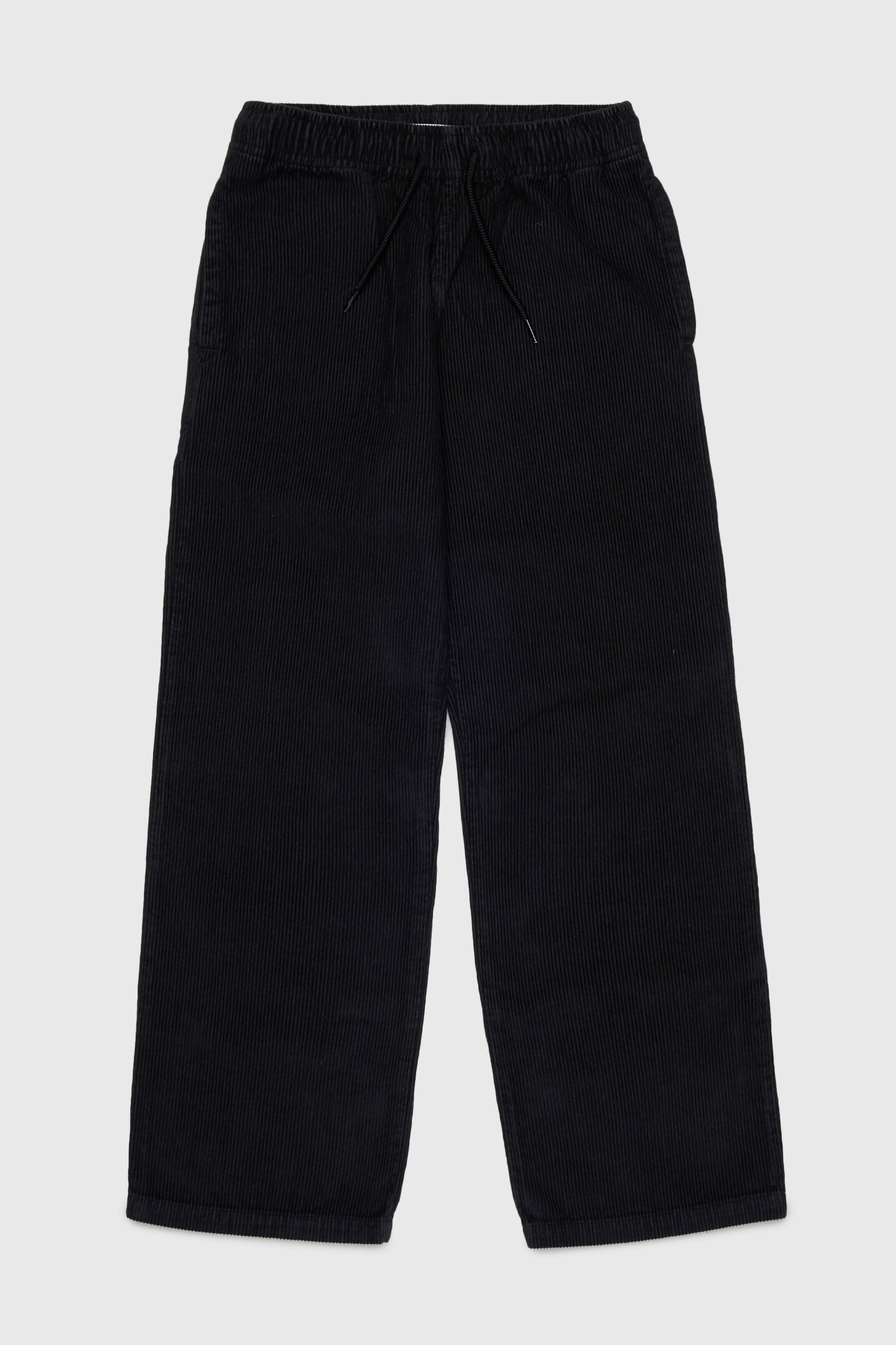 Diesel - PMILL, Man's Corduroy pants with drawstring waist in Black - 1