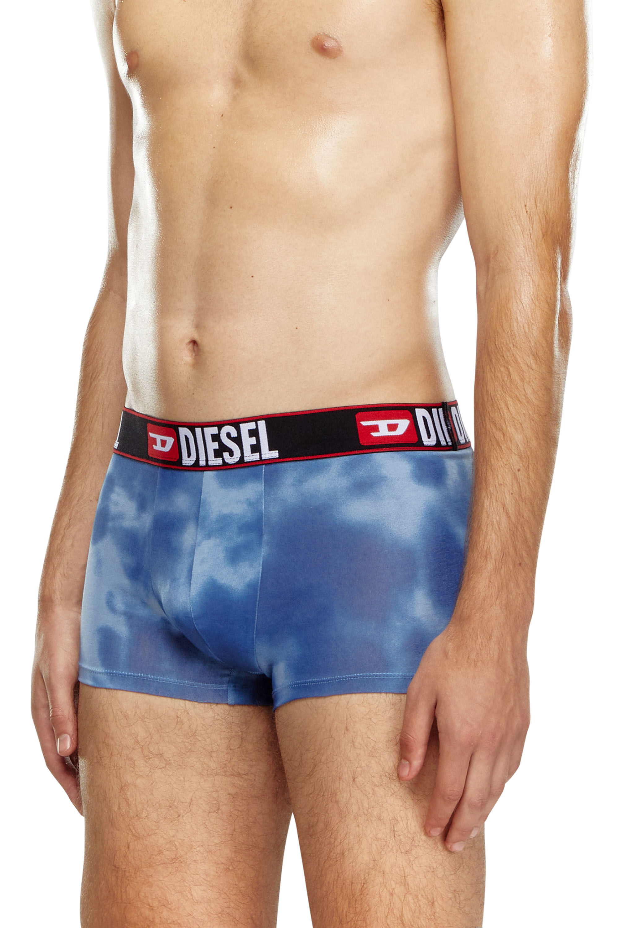 Diesel - UMBX-DAMIEN, Man's Boxer briefs with cloudy print in Dark Blue - 3