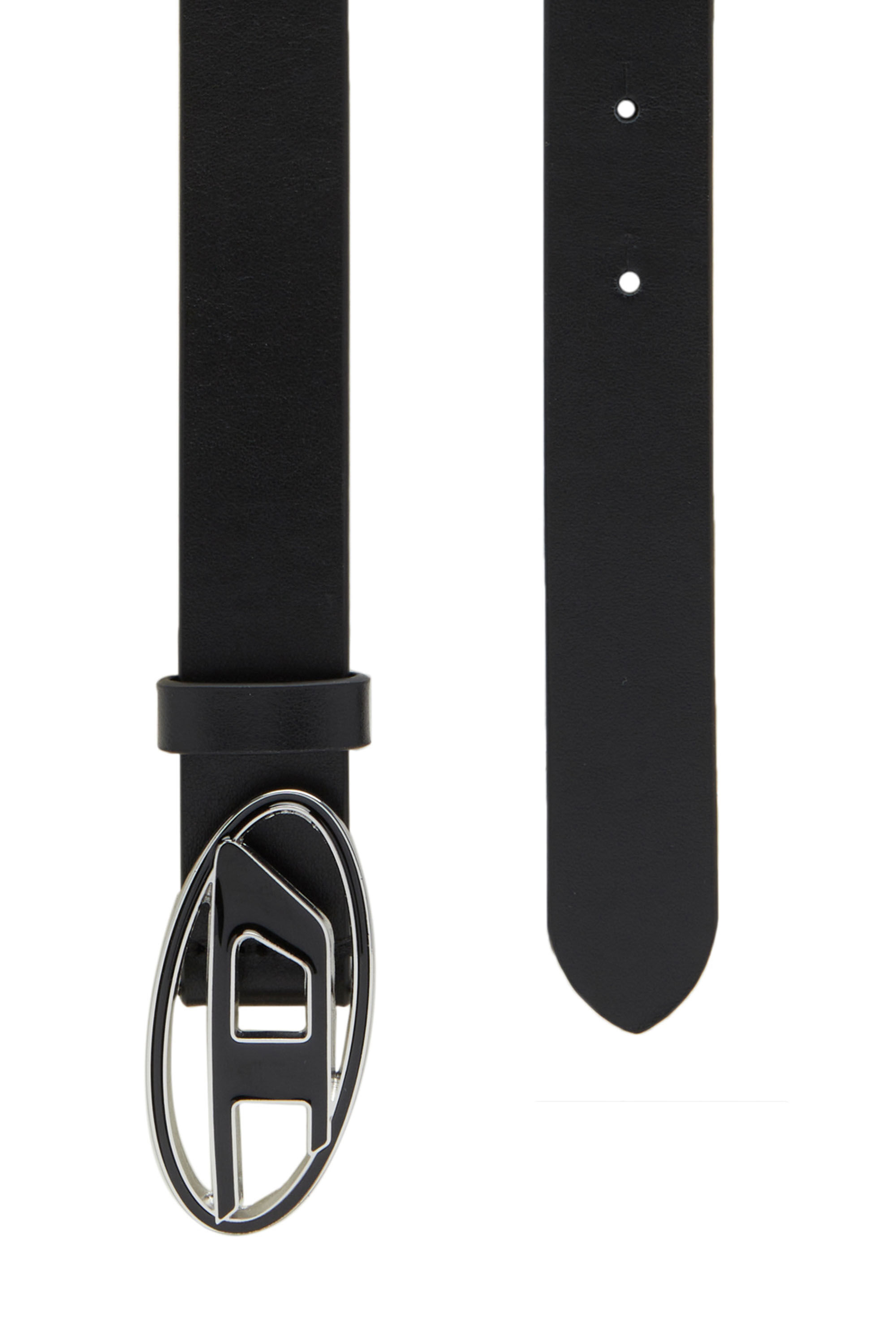 【★超目玉】 with belt Leather Women's enamelled Diesel | Black | buckle 小物
