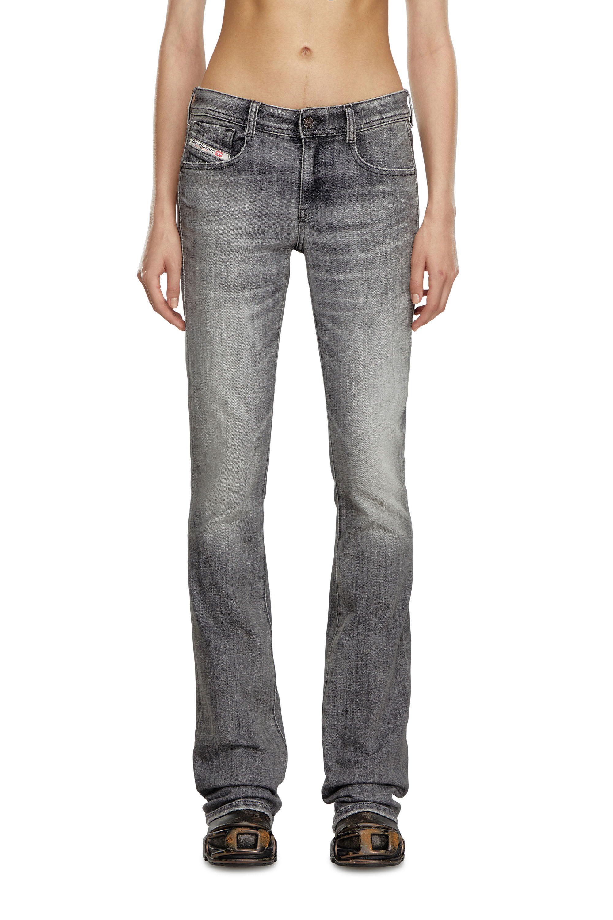 Diesel - Woman's Bootcut and Flare Jeans 1969 D-Ebbey 09J29, Grey - 3