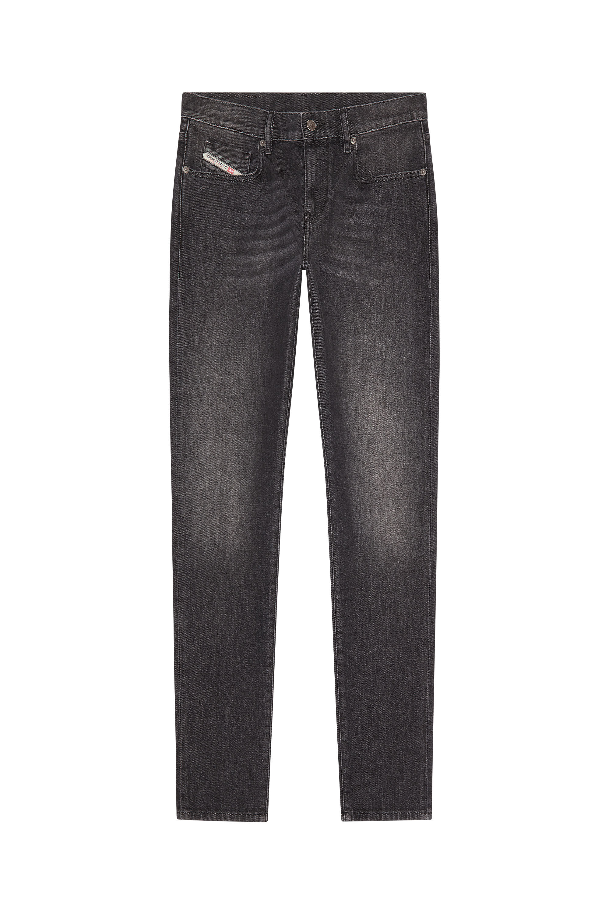 Diesel - Slim Jeans 2019 D-Strukt 09F75, Black/Dark grey - Image 2