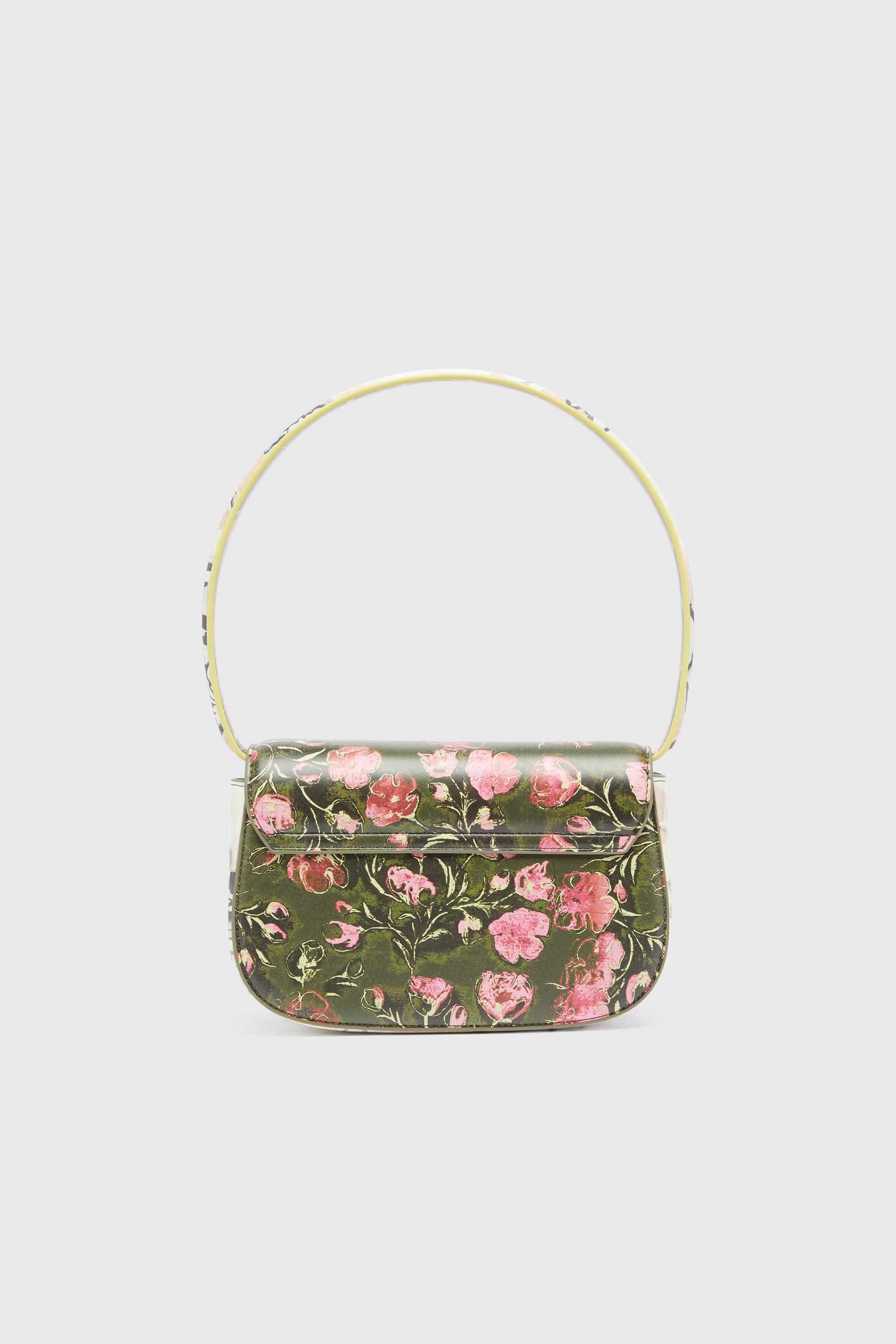 Diesel - 1DR, Woman's 1DR-Iconic shoulder bag with floral print in Multicolor - 3
