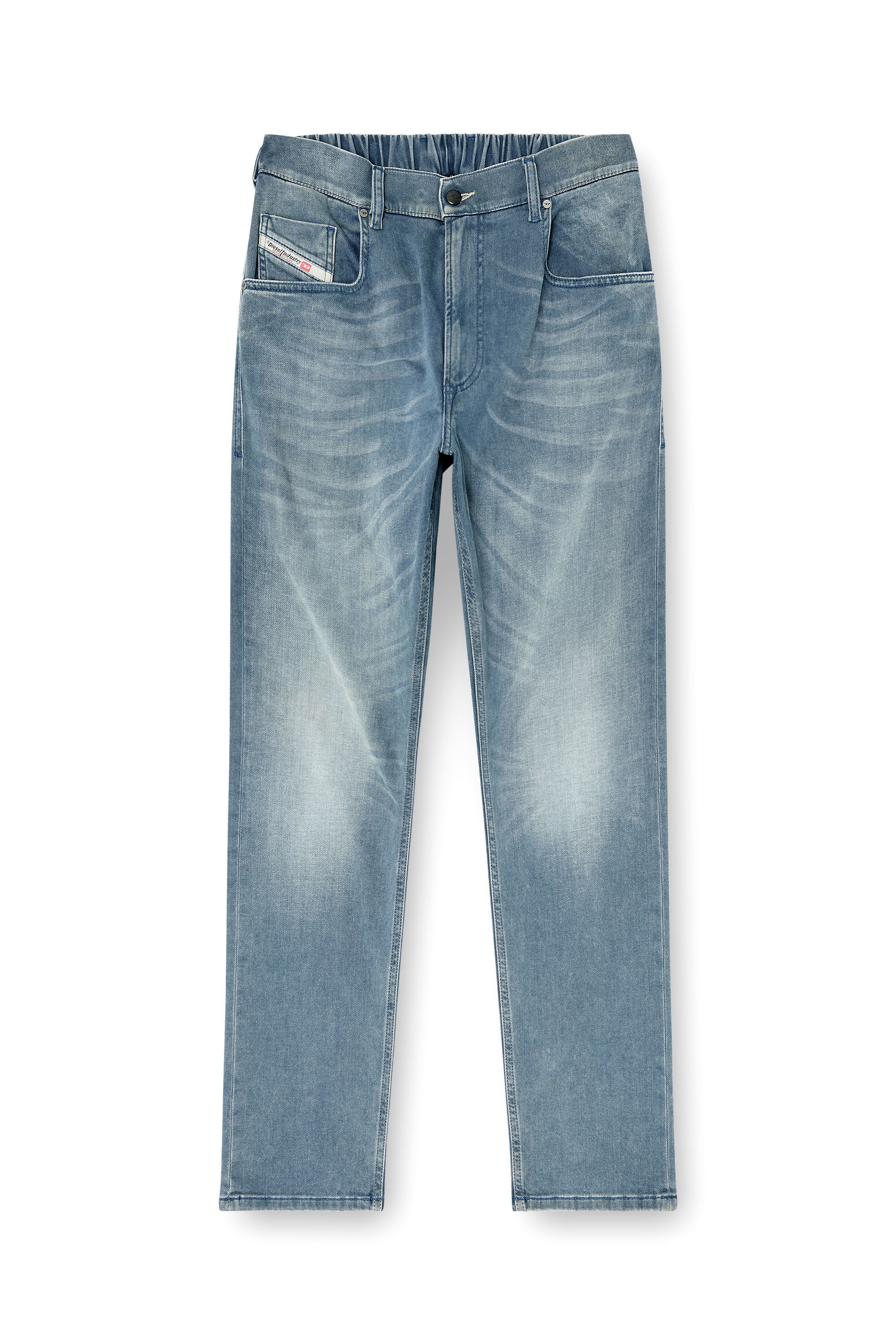 Diesel - Man's Regular 2032 D-Krooley-BW Joggjeans&reg; 09P91, Light Blue - 4