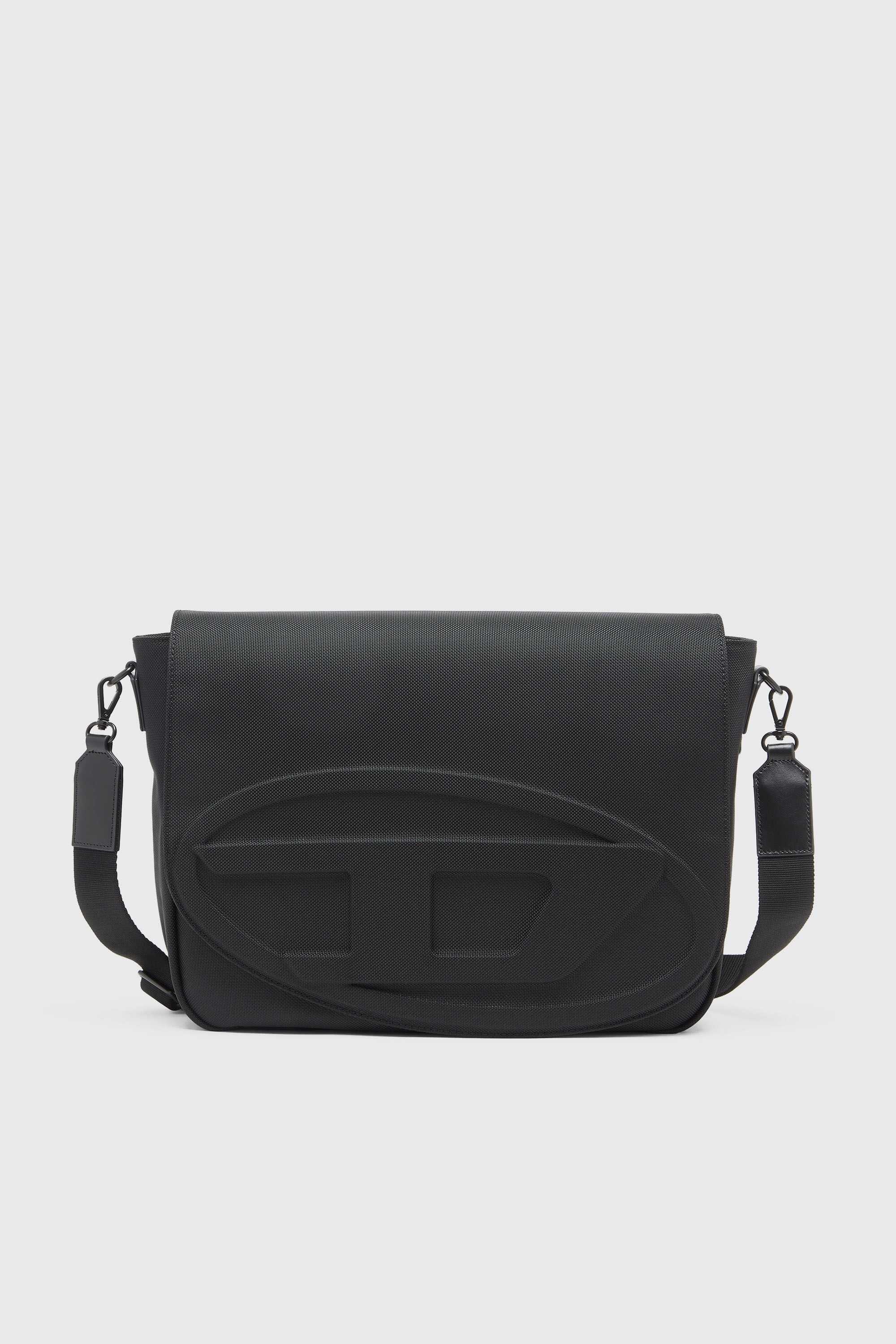 Diesel - 1DR MESSENGER, Man's 1DR-Messenger bag in CORDURA&reg; nylon in Black - 2