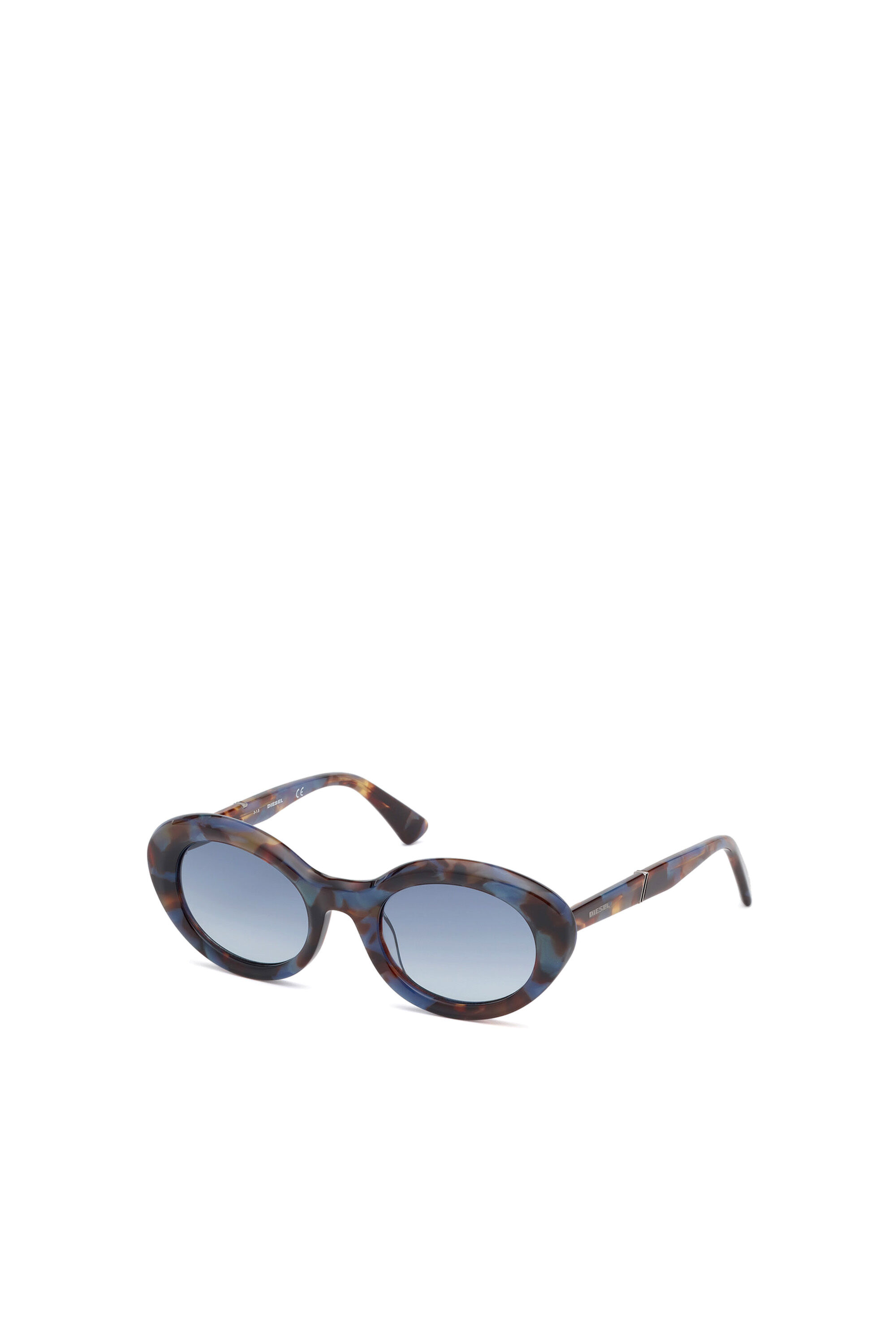 Diesel - DL0281, Woman's Oval shape sunglasses in acetate in Multicolor - 2