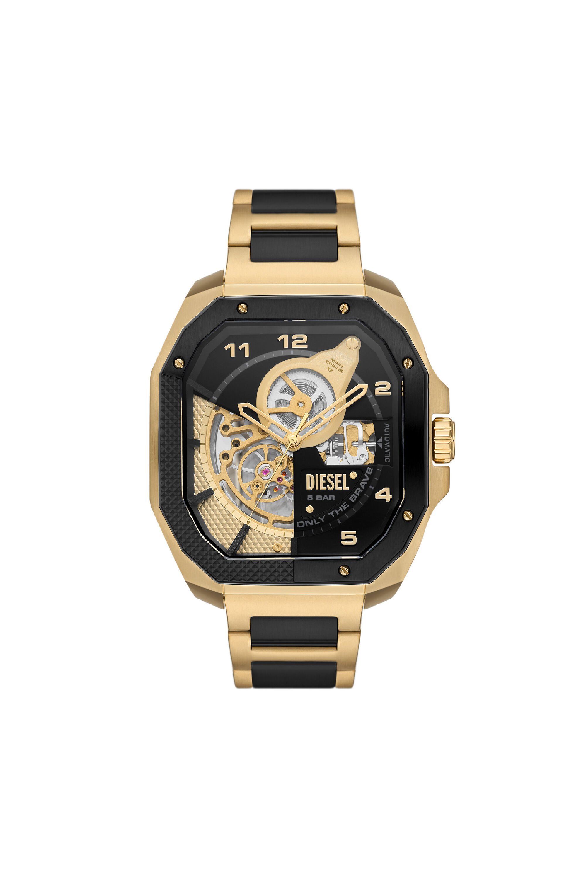 Reloj diesel best sale 5 bar negro