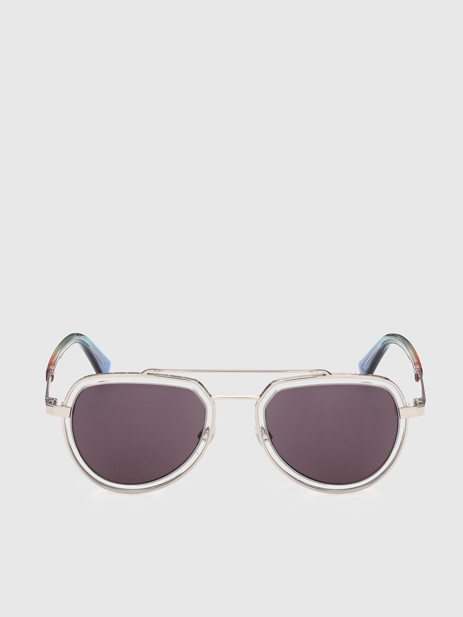 Diesel - DL0266, Unisex's Pilot glasses with "Pride" theme in Multicolor - 1