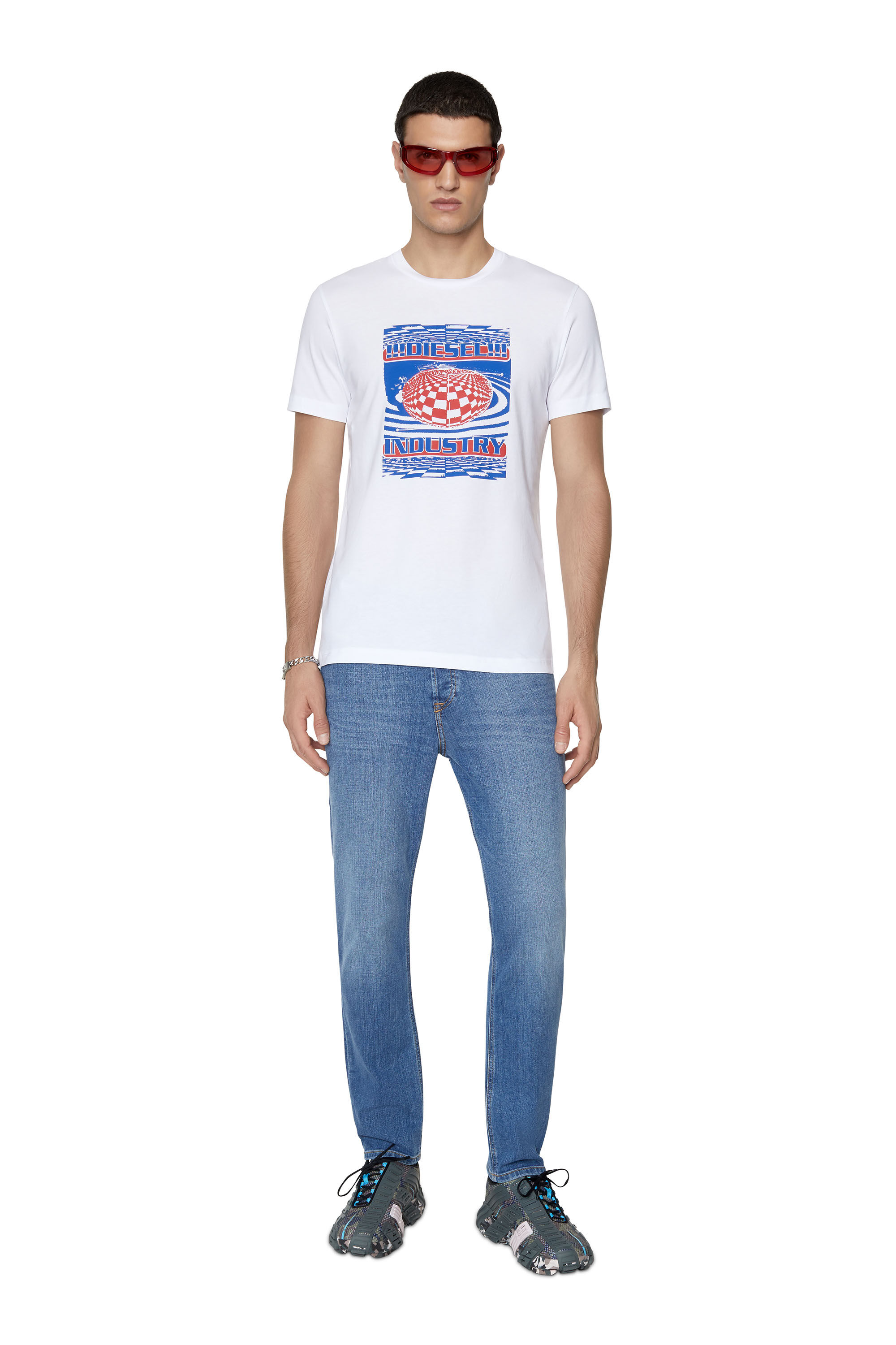 Diesel - 2005 D-Fining 09D47 Tapered Jeans, Medium blue - Image 1