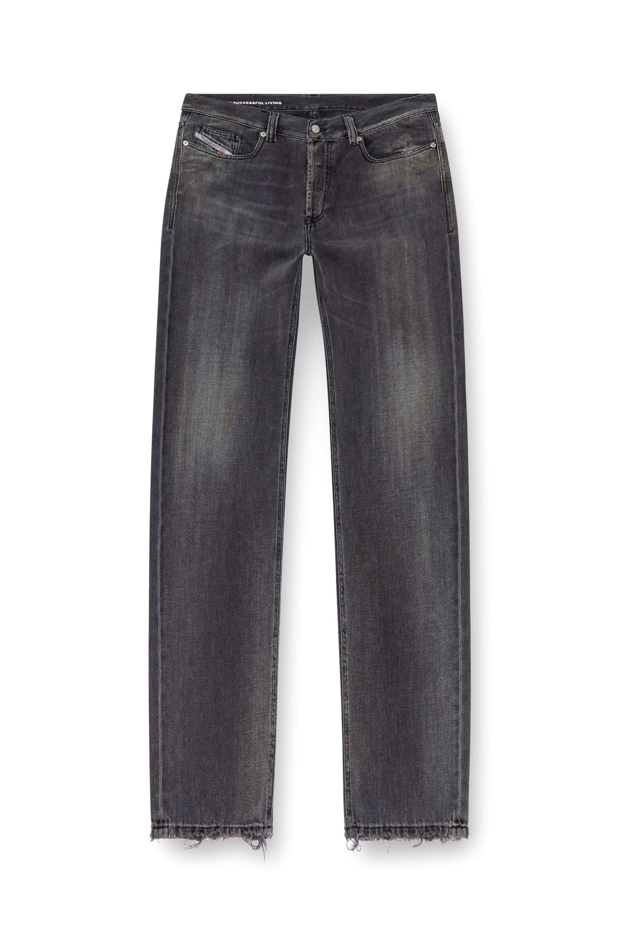 Diesel - Man Straight Jeans 2010 D-Macs 09K14, Black/Dark grey - Image 2